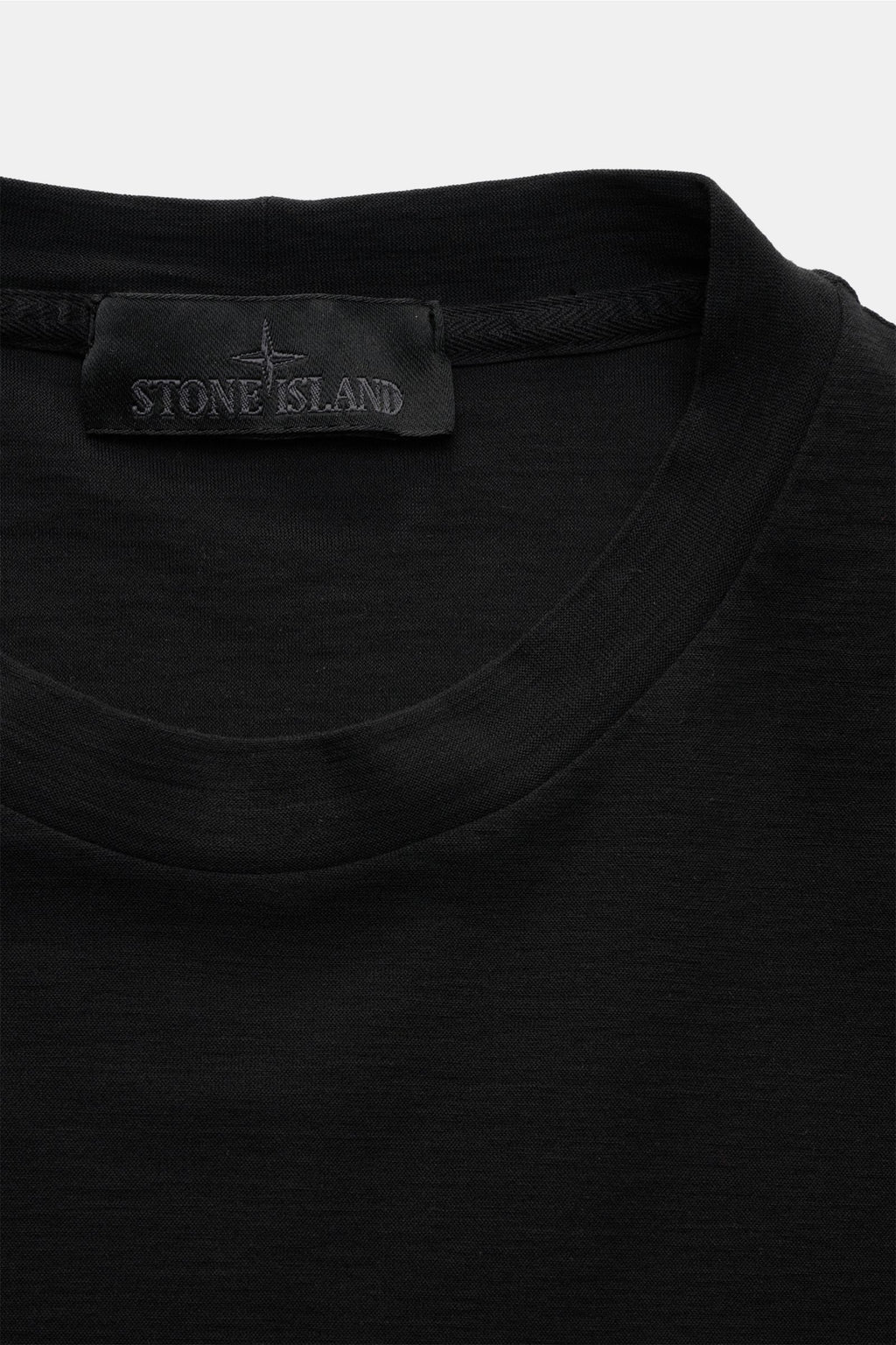 Stone Island Crew neck T-shirt 'Ghost Piece' - Black
