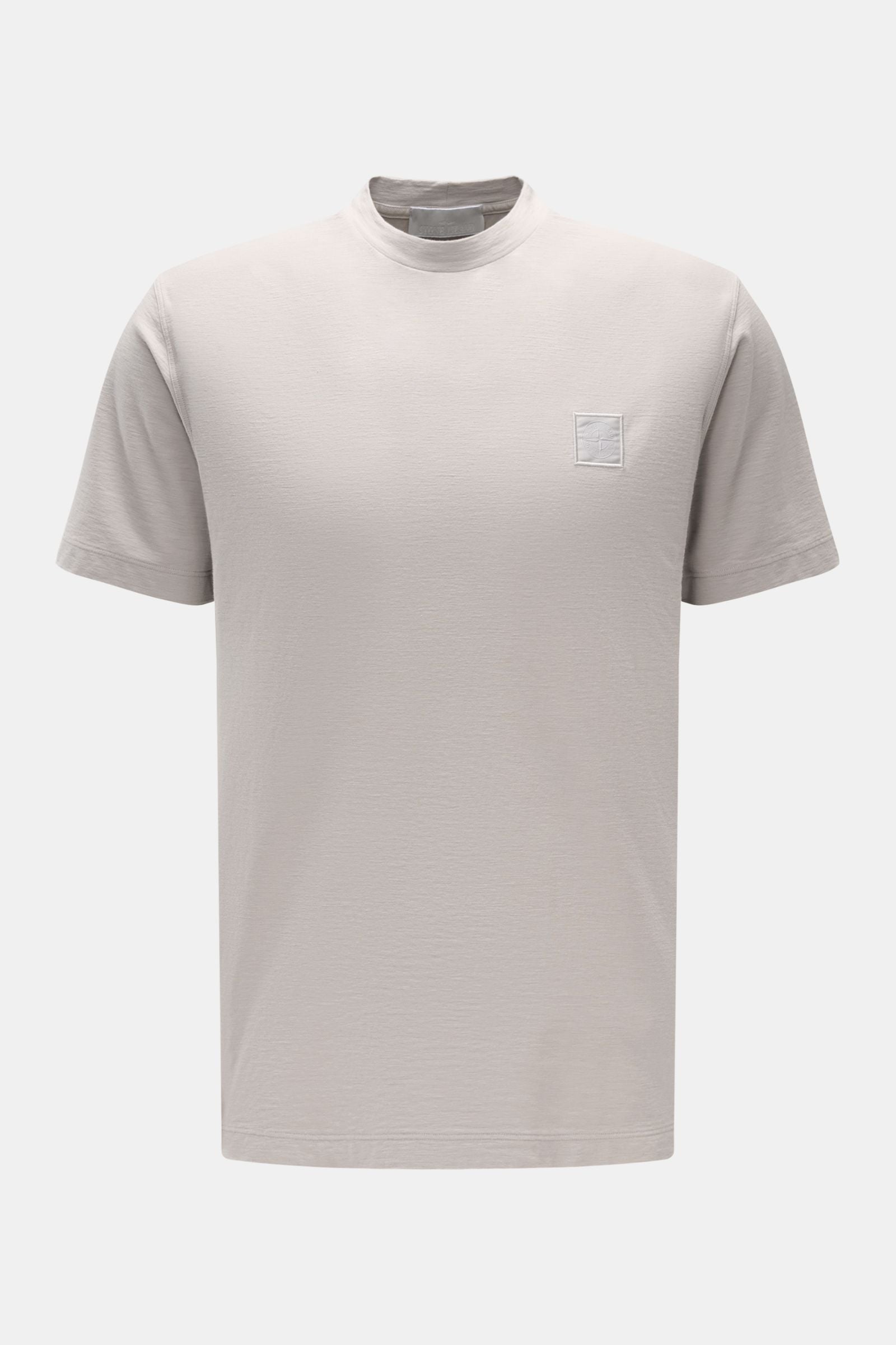 Stone Island Crew neck T-shirt 'Ghost Piece' - Taupe
