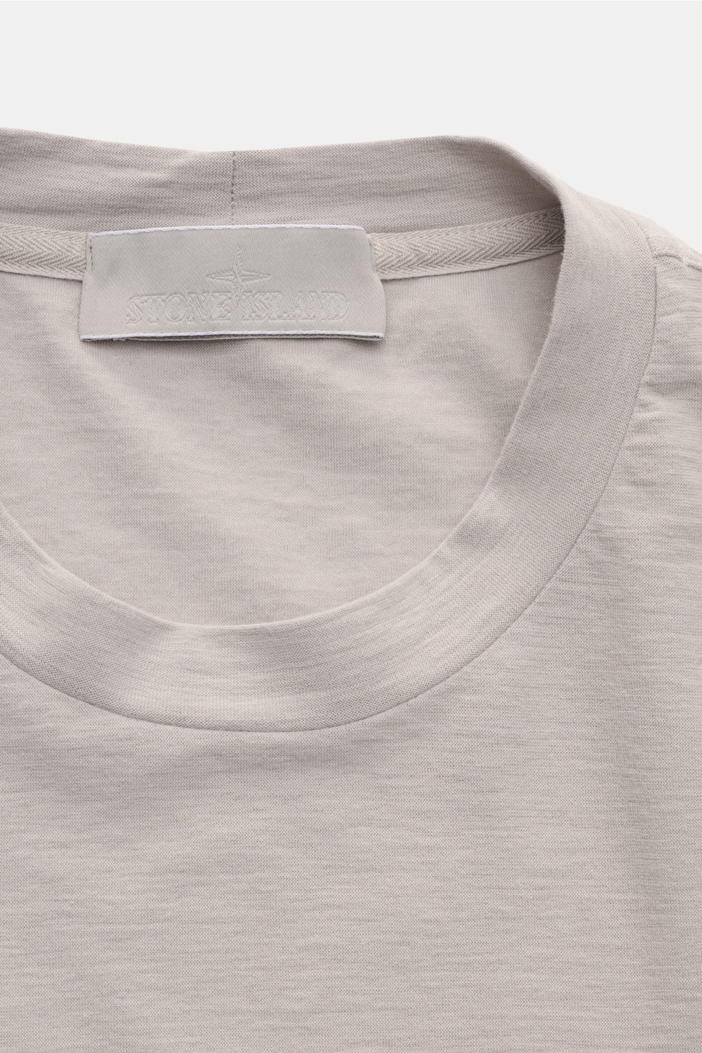 Stone Island Crew neck T-shirt 'Ghost Piece' - Taupe