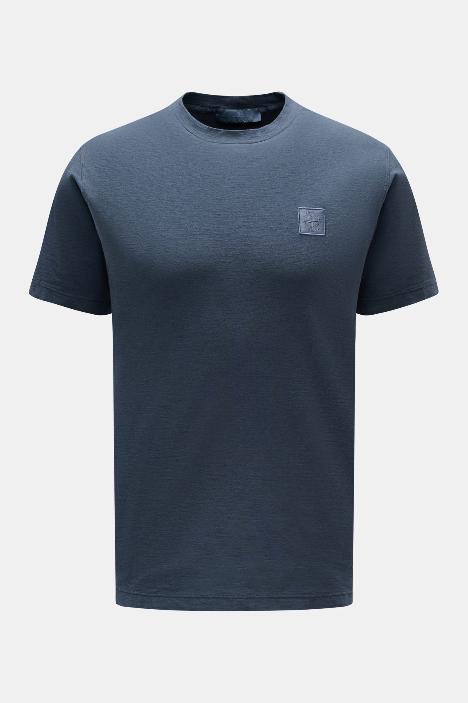 Stone Island Crew neck T-shirt 'Ghost Piece' - Grey blue
