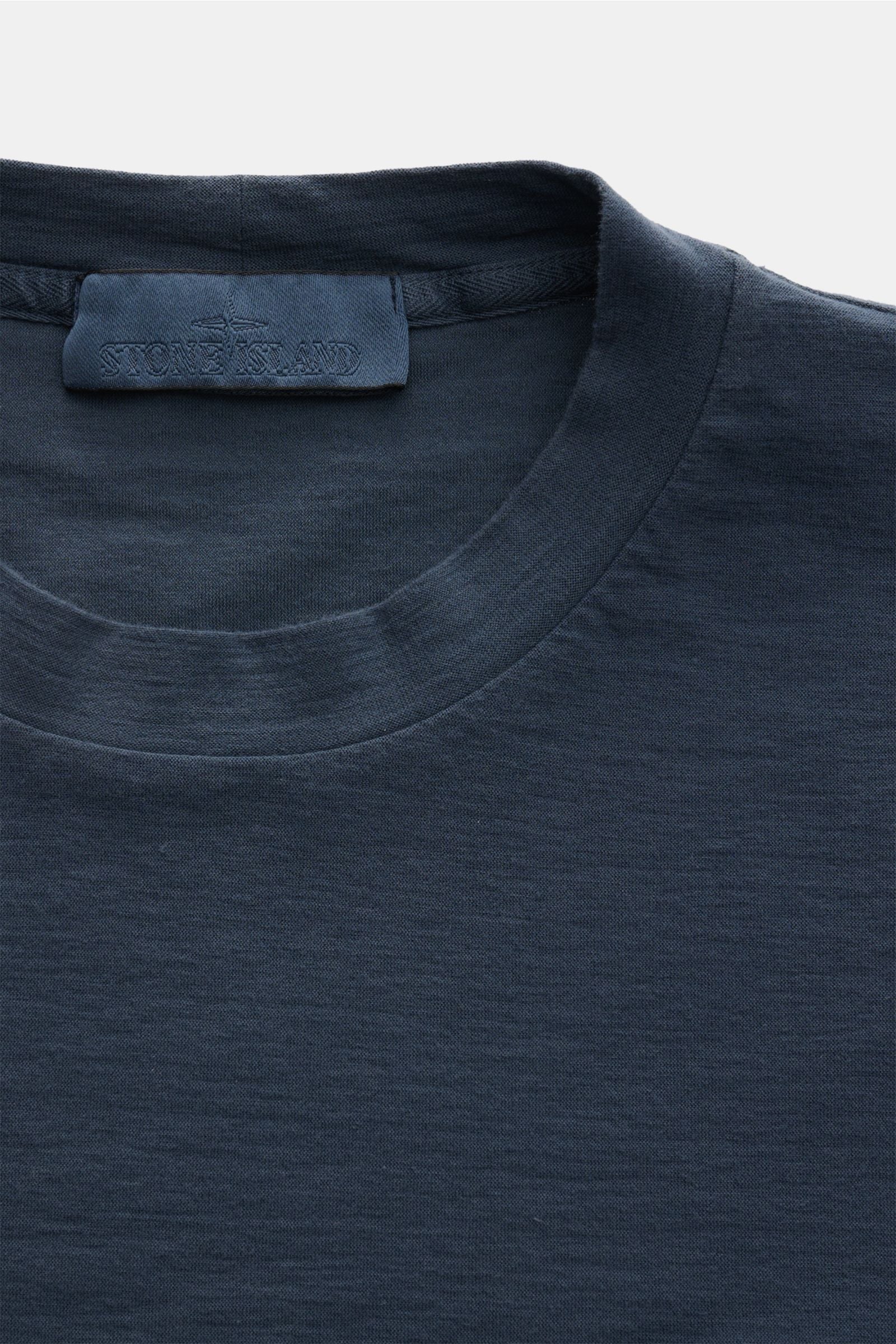 Stone Island Crew neck T-shirt 'Ghost Piece' - Grey blue