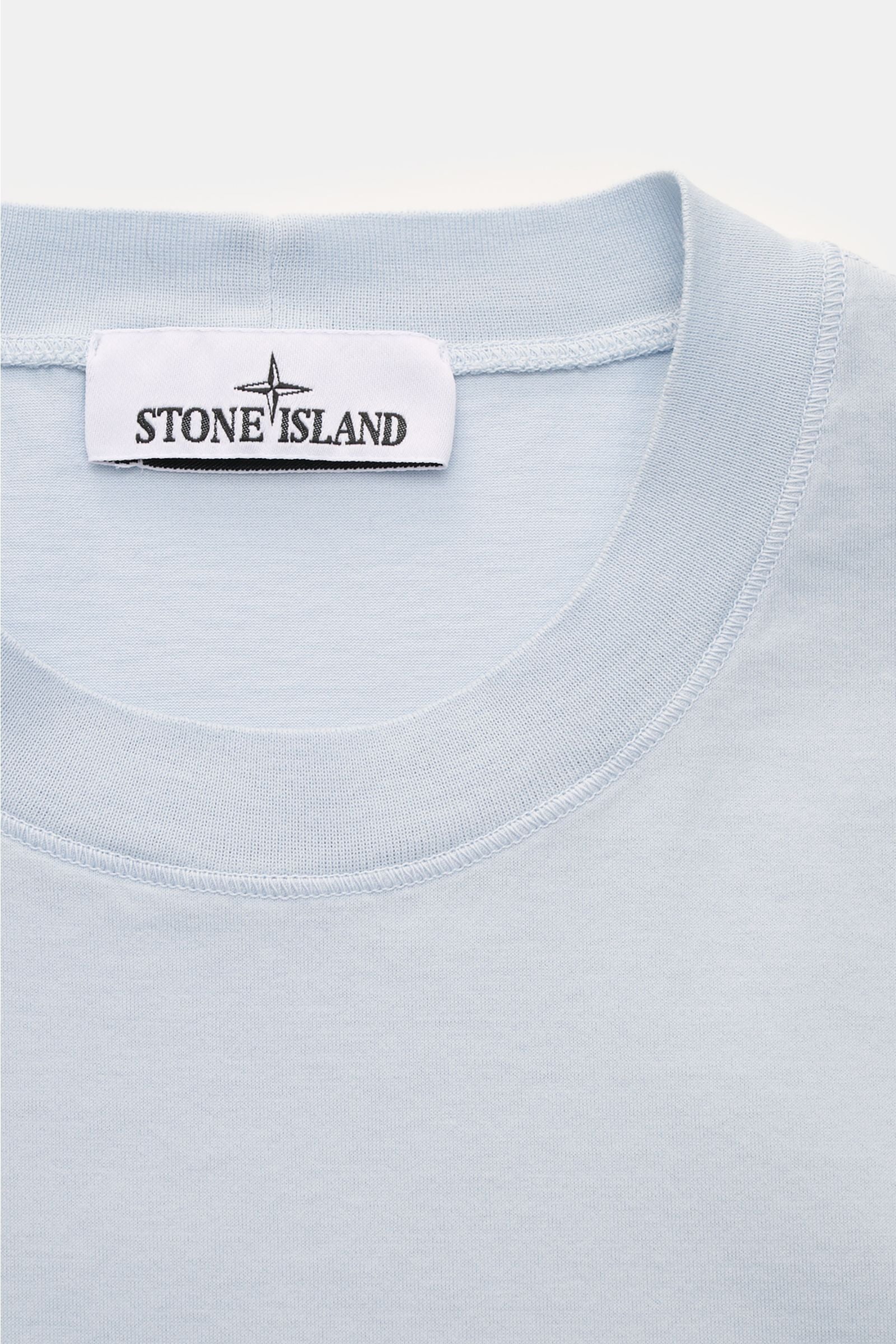 Stone Island Crew neck T-shirt 'Stellina' - Pastel blue