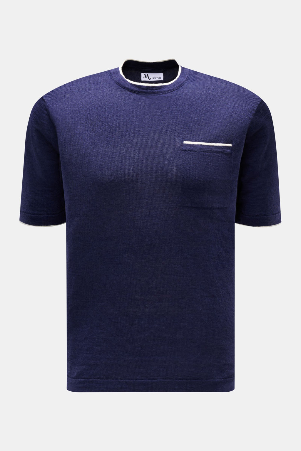 Doppiaa Crew neck T-shirt 'Aalfeo' - dark blue