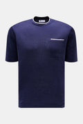 Doppiaa Crew neck T-shirt 'Aalfeo' - dark blue