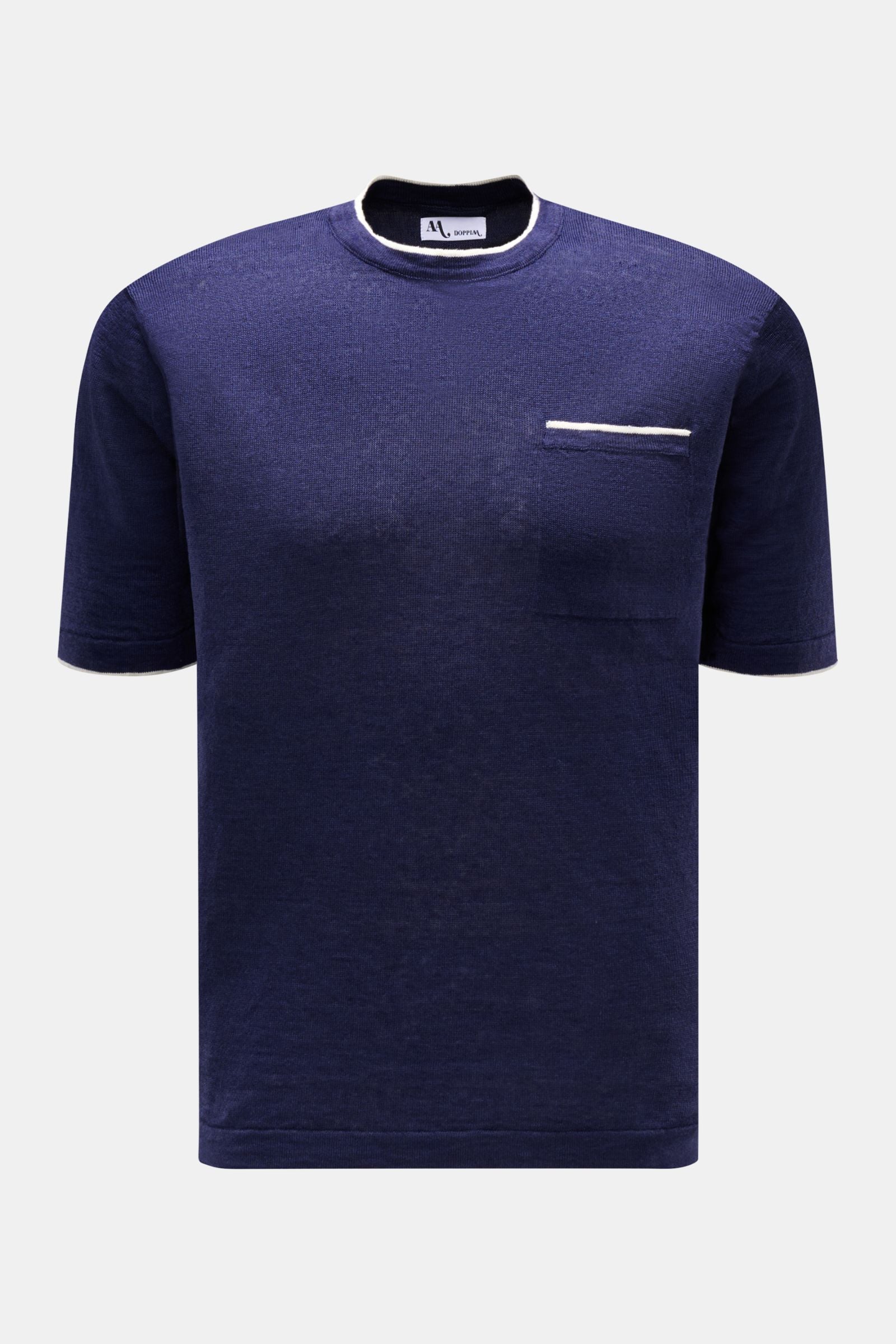 Doppiaa Crew neck T-shirt 'Aalfeo' - dark blue