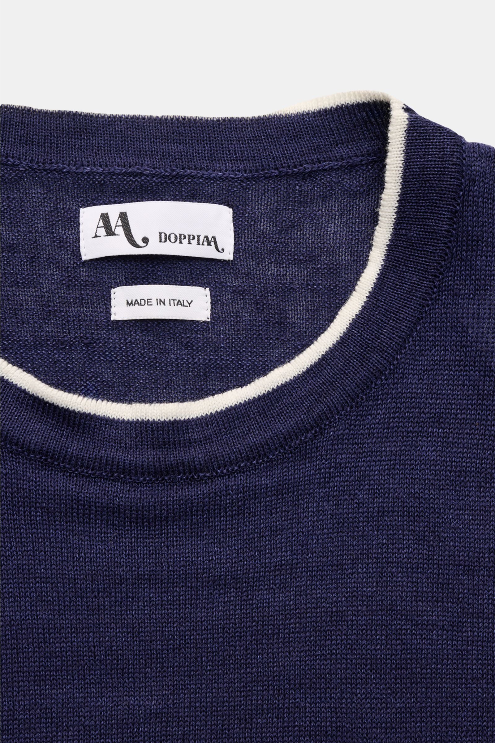 Doppiaa Crew neck T-shirt 'Aalfeo' - dark blue