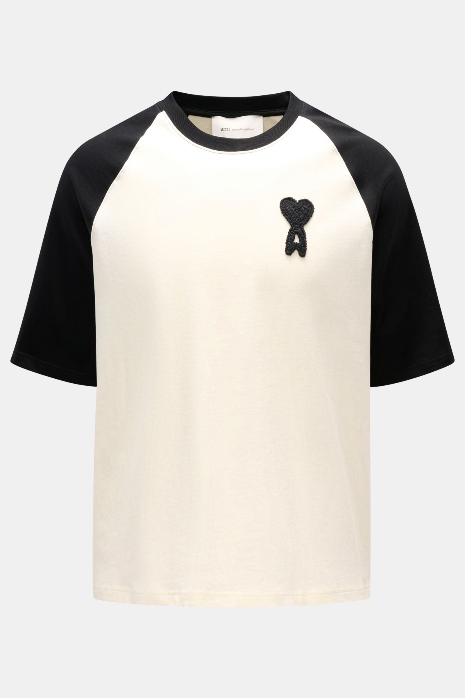 Ami Paris T-shirt 'Boxy Fit' - creamblack
