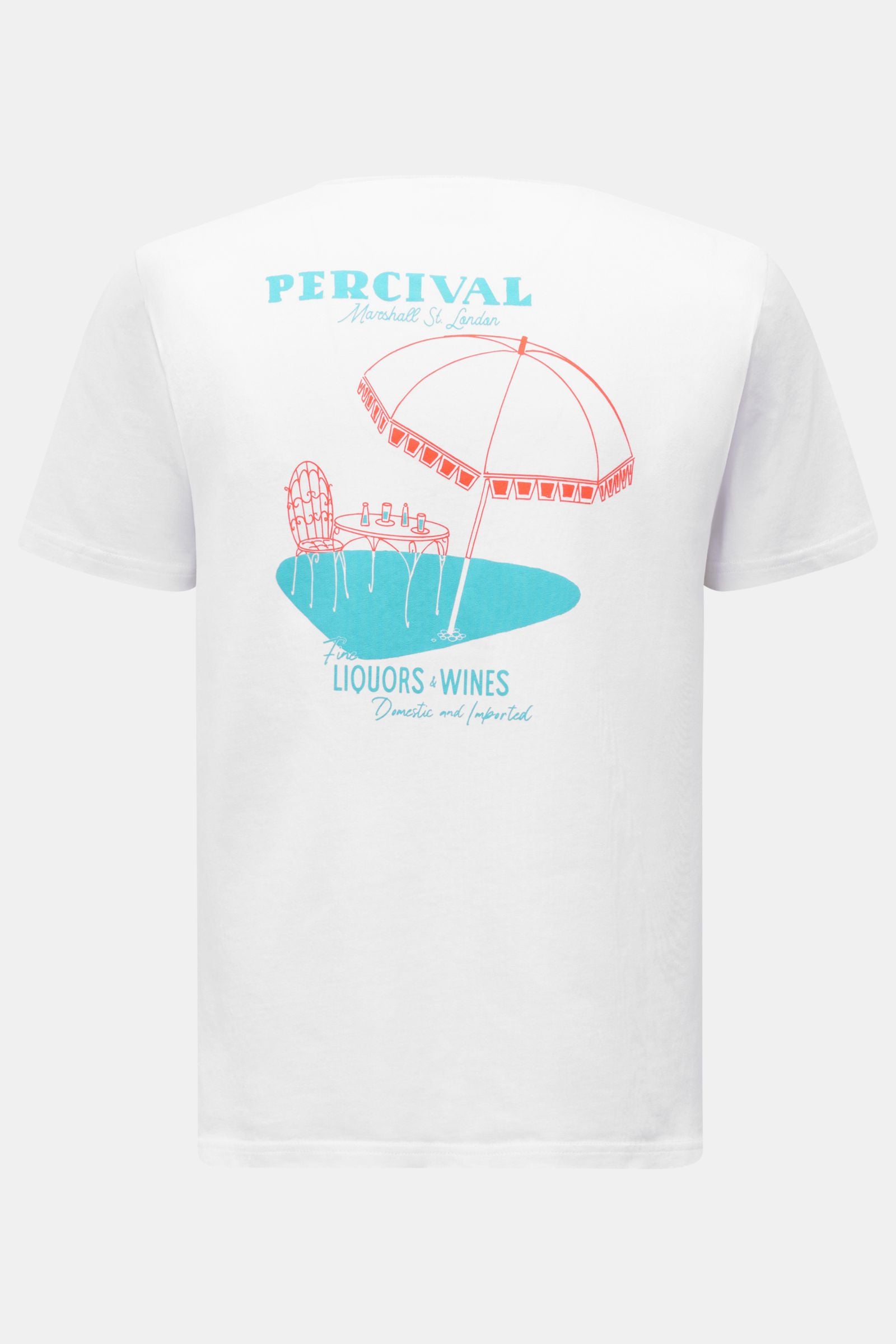 Percival T-shirt 'Fine Wines' - white