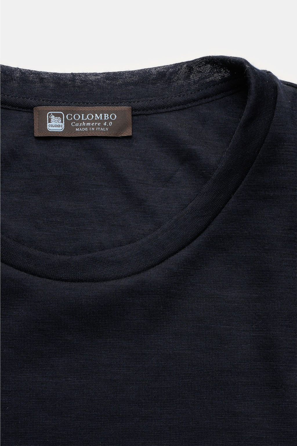 Colombo Cashmere T-shirt - navy