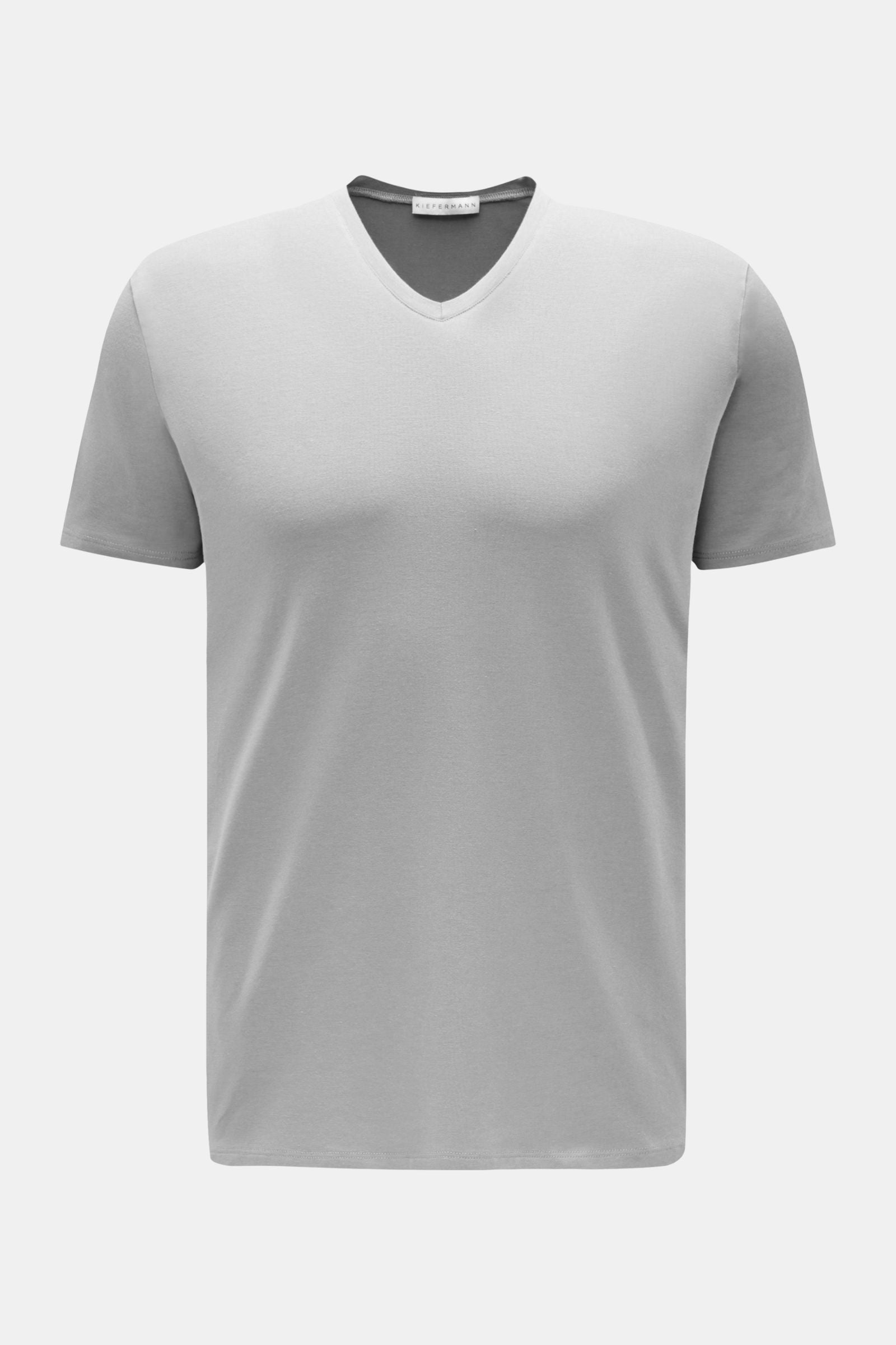 Kiefermann V-neck T-shirt 'Hape - Grey