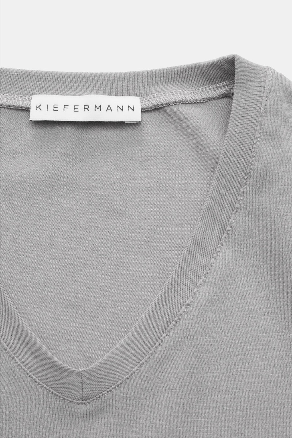 Kiefermann V-neck T-shirt 'Hape - Grey