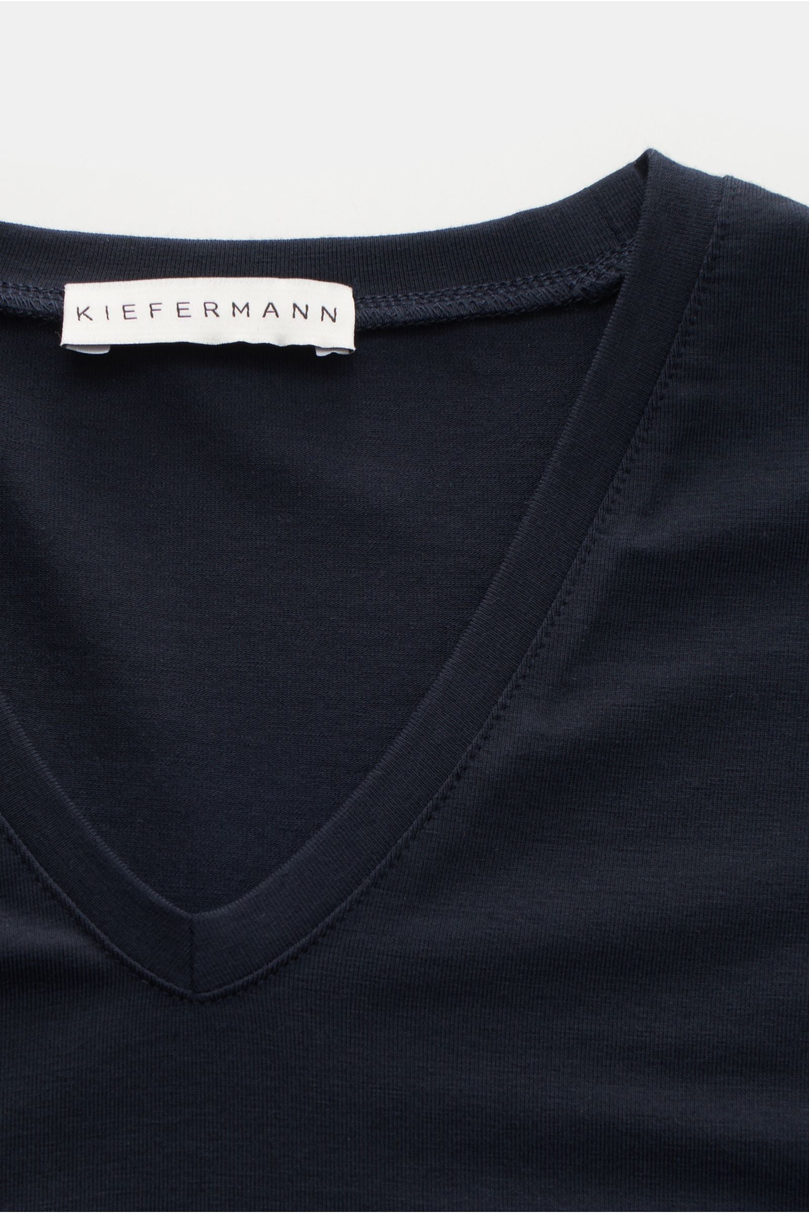 Kiefermann V-neck T-shirt 'Hape - Navy