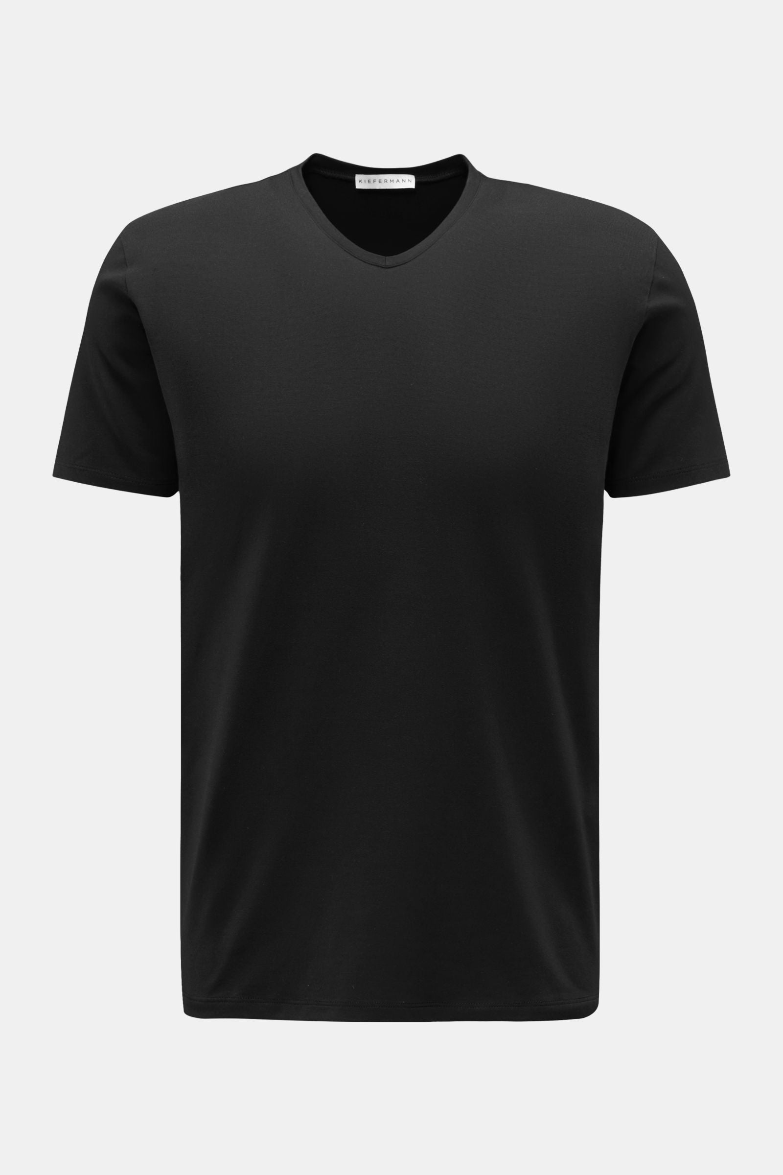 Kiefermann V-neck T-shirt 'Hape - Black