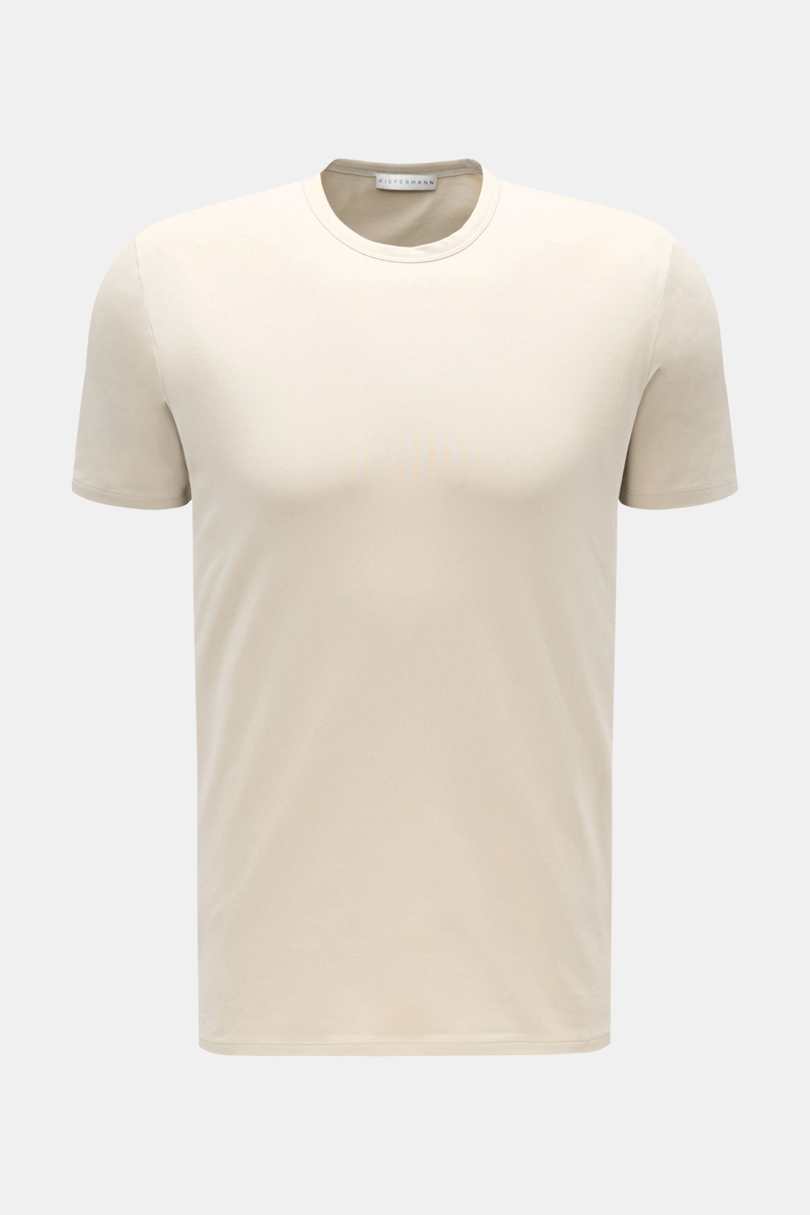 Kiefermann Crew neck T-shirt 'Lehon' - Sand
