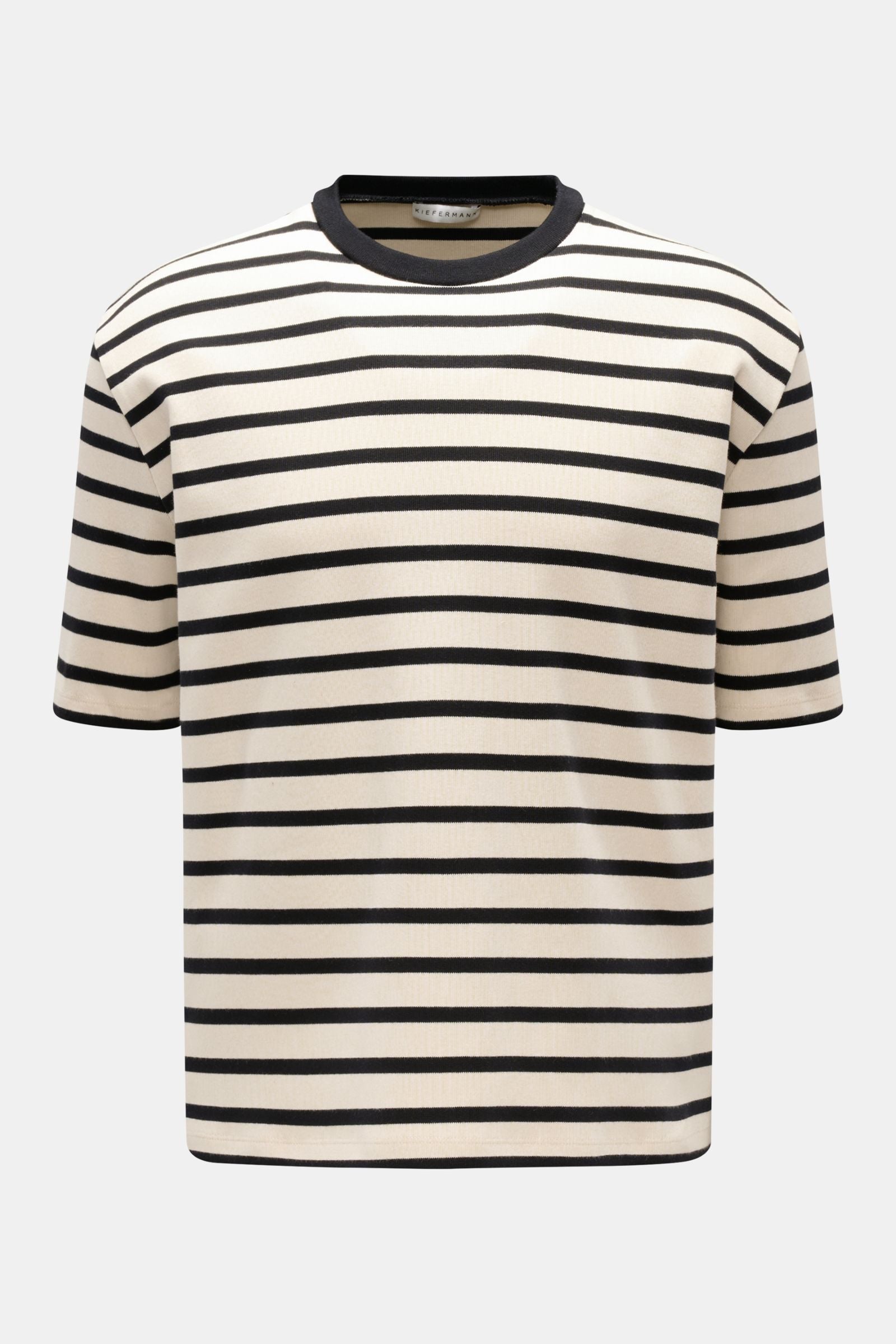 Kiefermann Crew neck T-shirt 'Bernodino' - striped