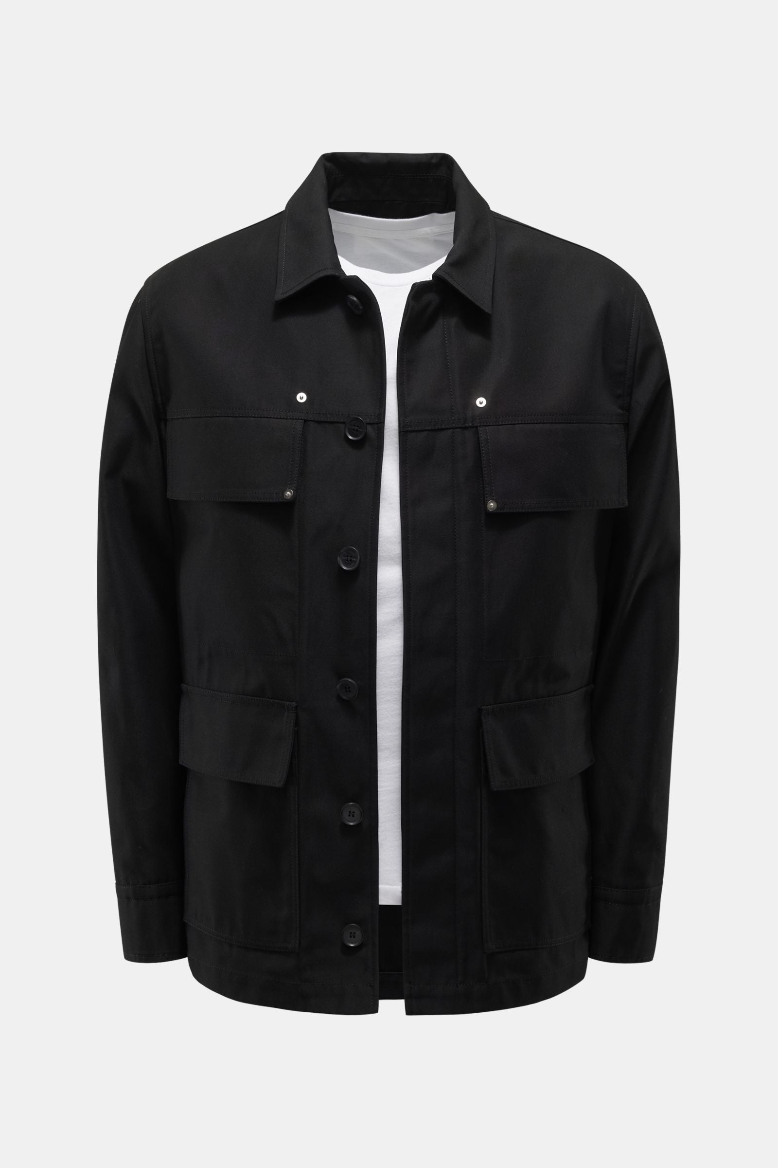 1017 ALYX 9SM Overshirt 'Officer Shirt' - black