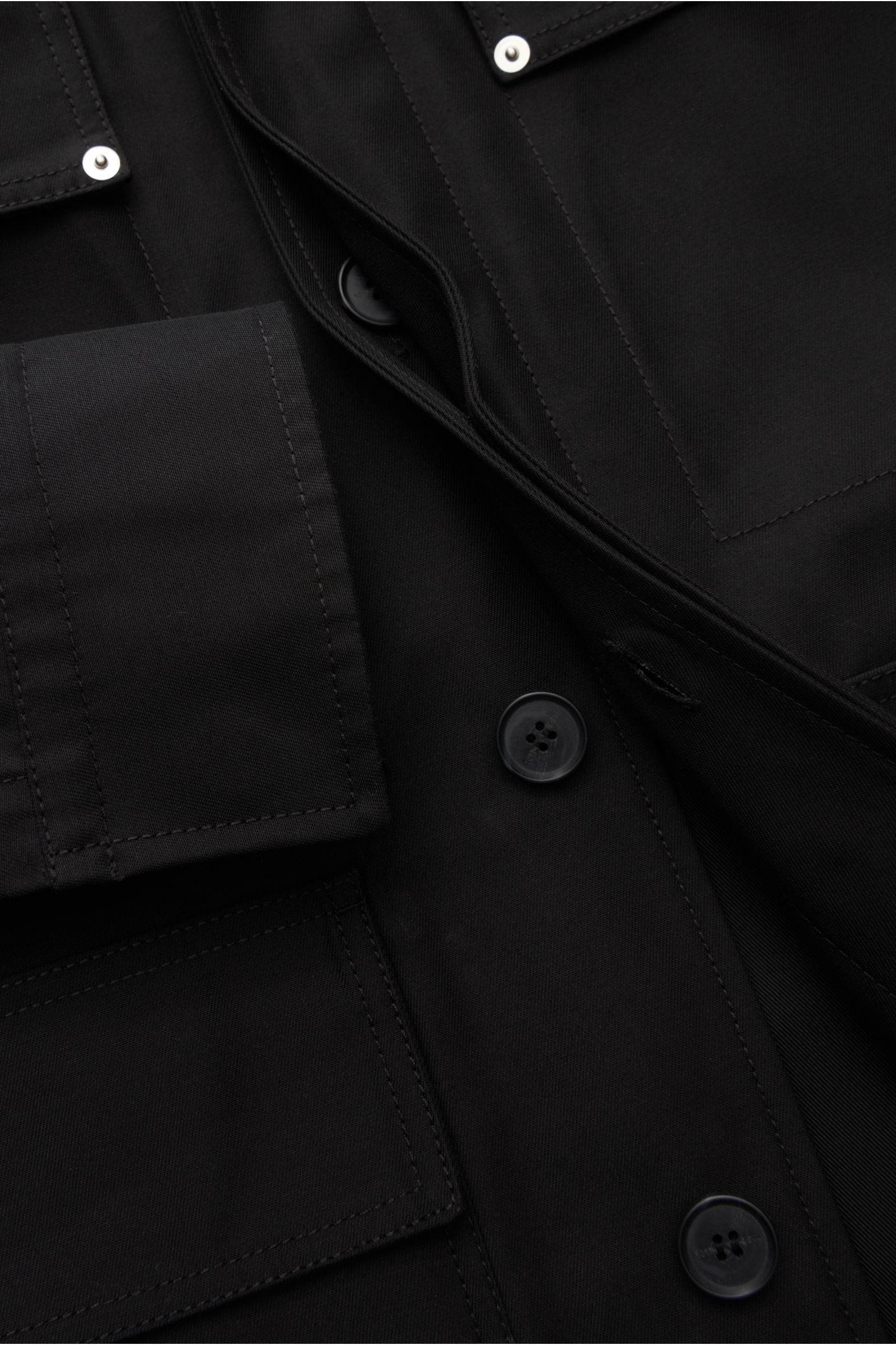 1017 ALYX 9SM Overshirt 'Officer Shirt' - black