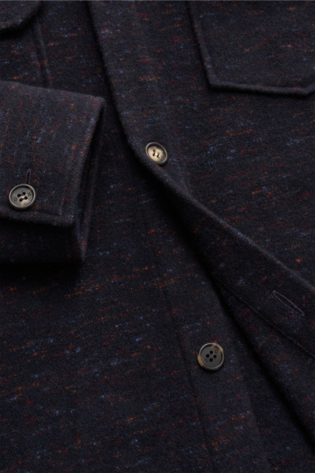 Gabriela Hearst Overshirt 'Fargo' - navyred