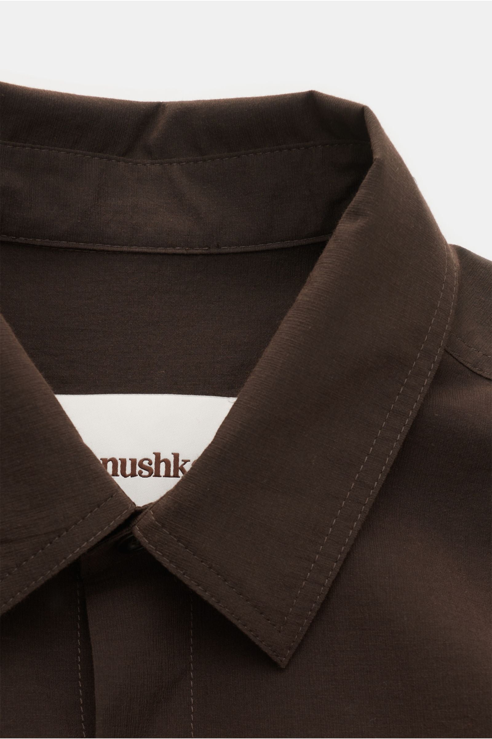 Nanushka Overshirt 'Jari' - dark brown