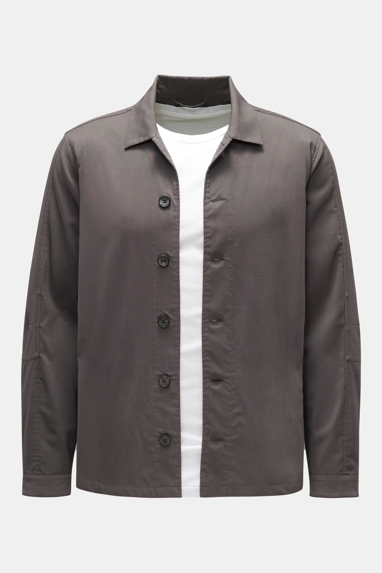 Weber+Weber Overshirt 'Fresco Light Overshirt' - Grey
