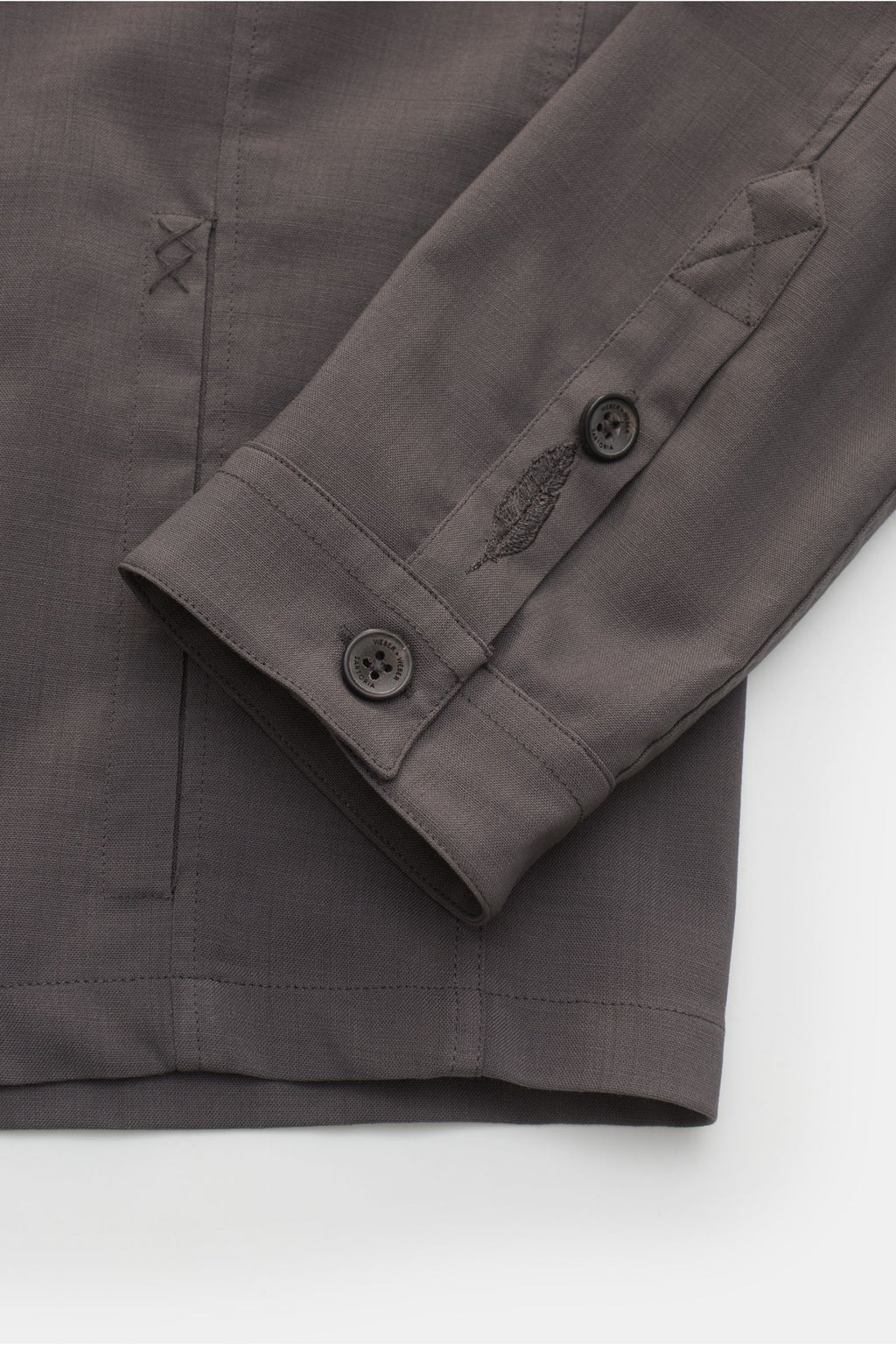 Weber+Weber Overshirt 'Fresco Light Overshirt' - Grey