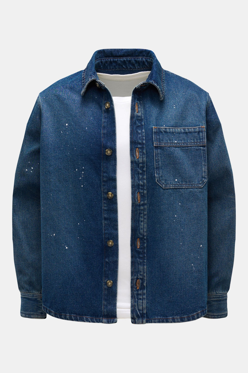 A.P.C. Denim overshirt 'Basile' - navy