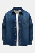 A.P.C. Denim overshirt 'Basile' - navy