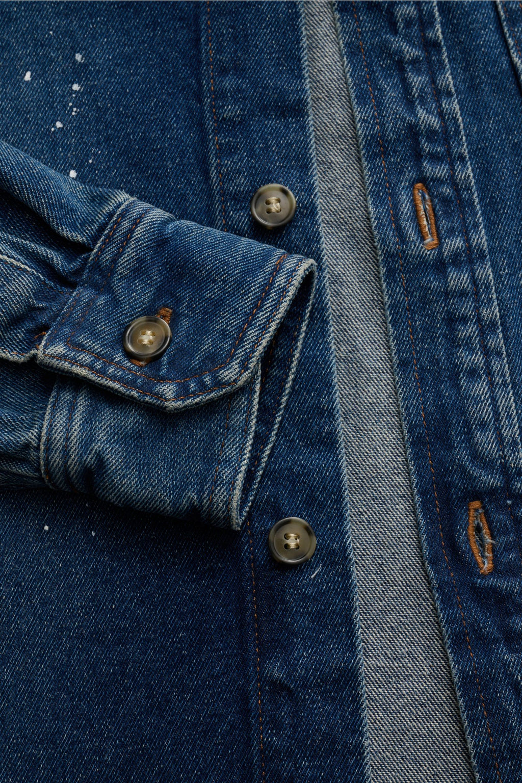 A.P.C. Denim overshirt 'Basile' - navy