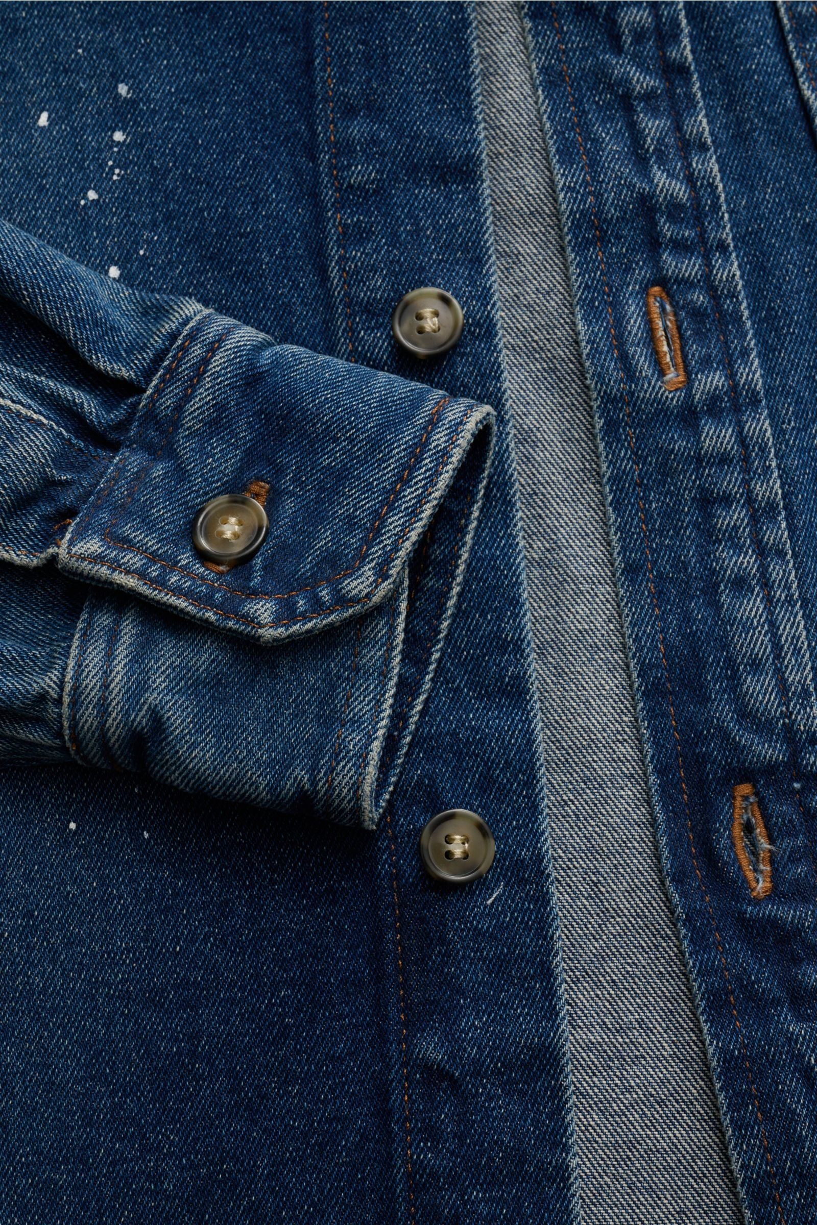 A.P.C. Denim overshirt 'Basile' - navy