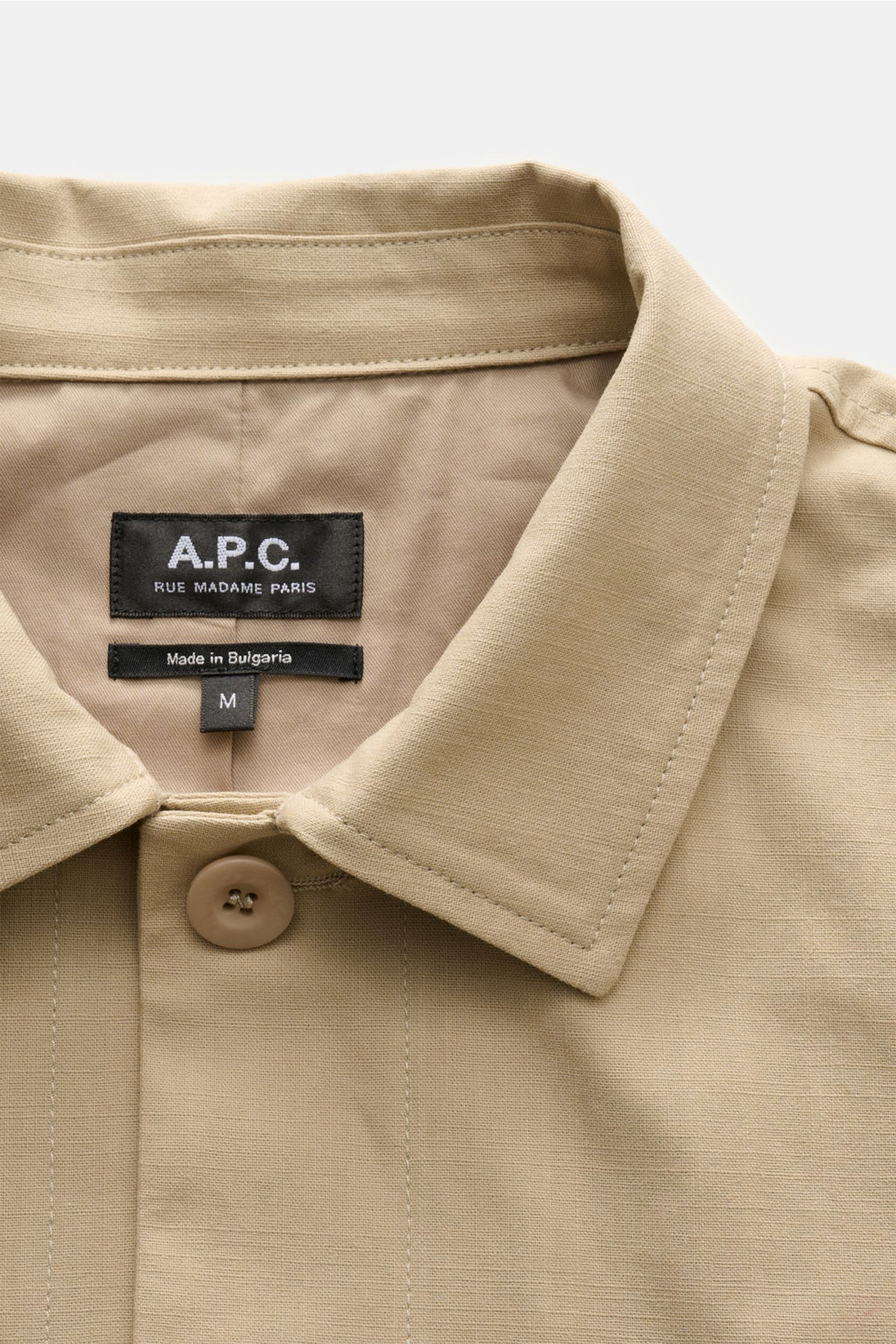 A.P.C. Overshirt 'Rodney' - beige