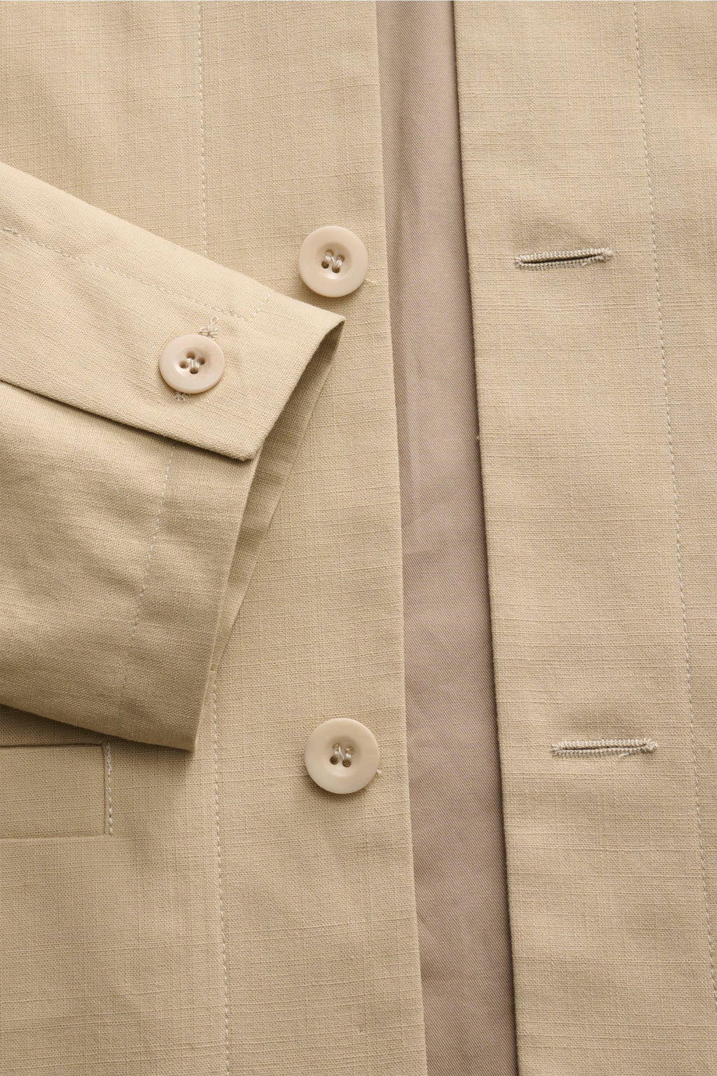 A.P.C. Overshirt 'Rodney' - beige