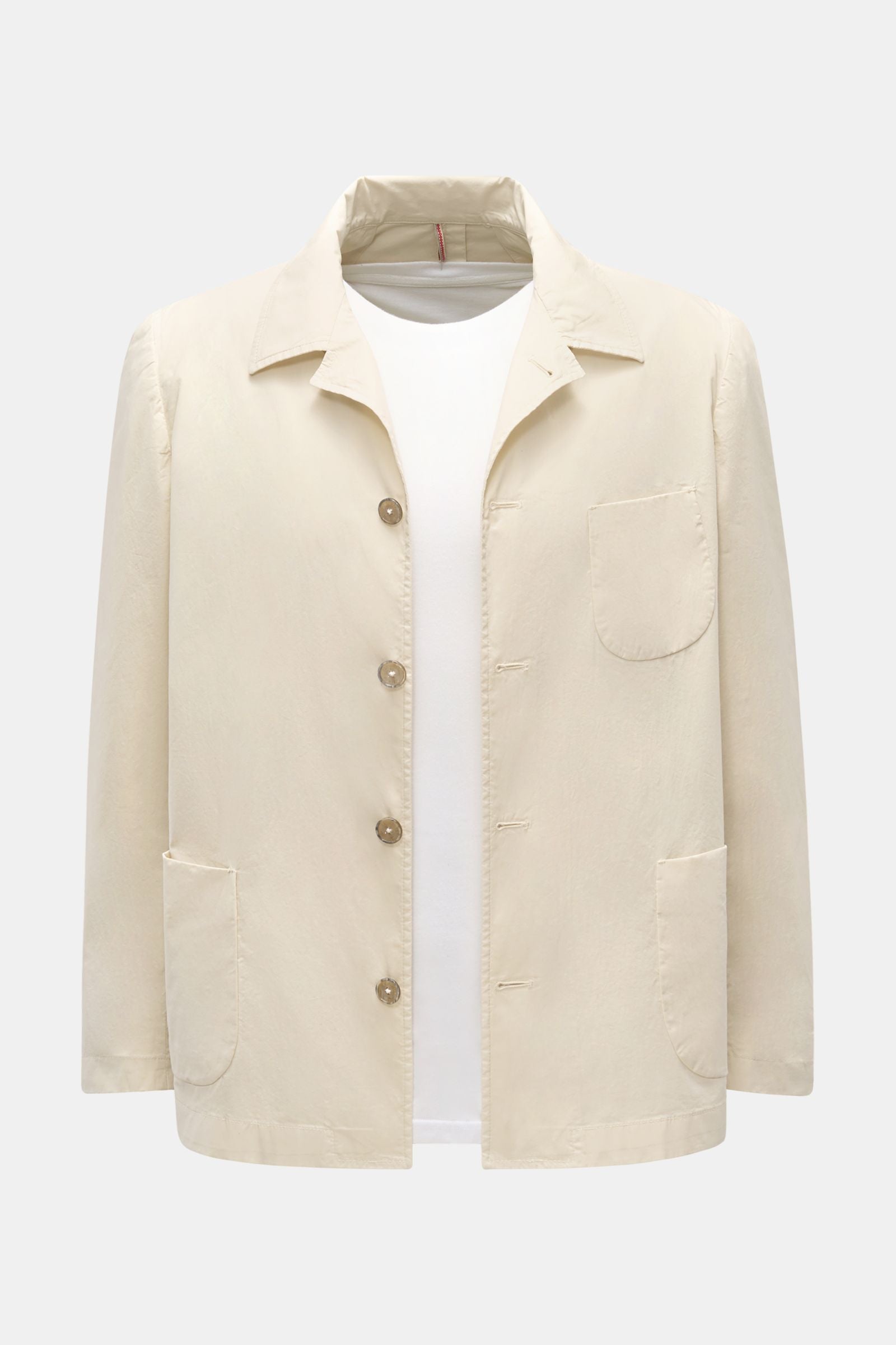 Santaniello Overshirt 'Zagara' - Cream