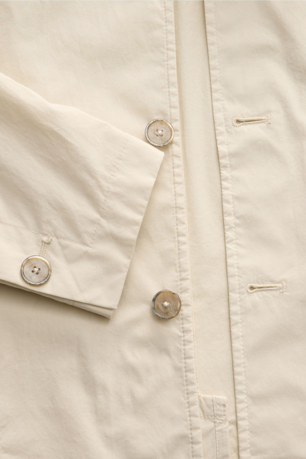 Santaniello Overshirt 'Zagara' - Cream