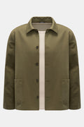 A.P.C. Overshirt 'Kerlouan Logo' - olive