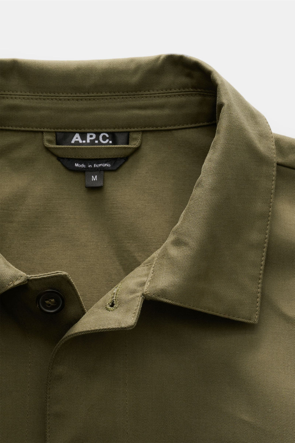 A.P.C. Overshirt 'Kerlouan Logo' - olive