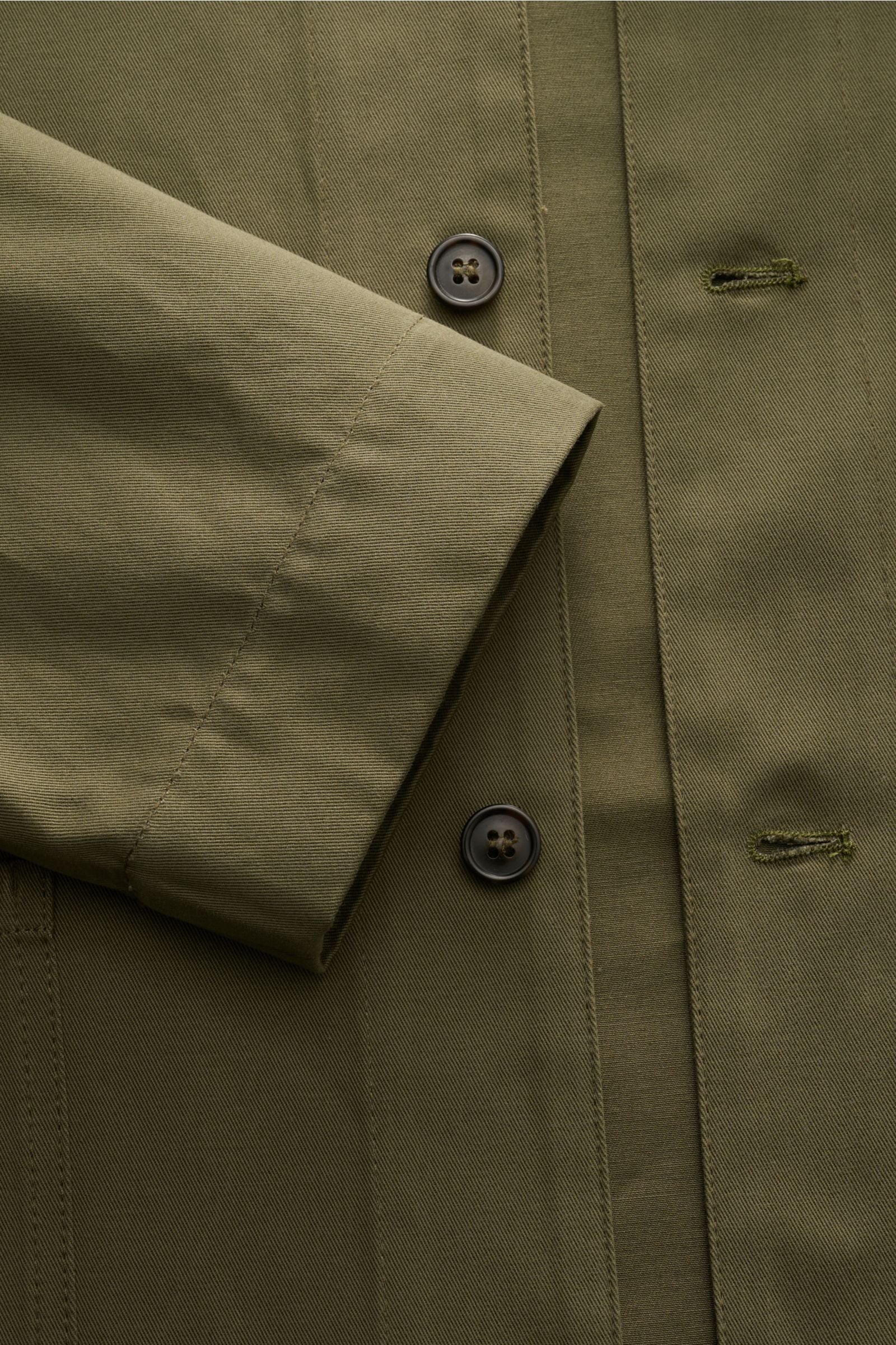 A.P.C. Overshirt 'Kerlouan Logo' - olive