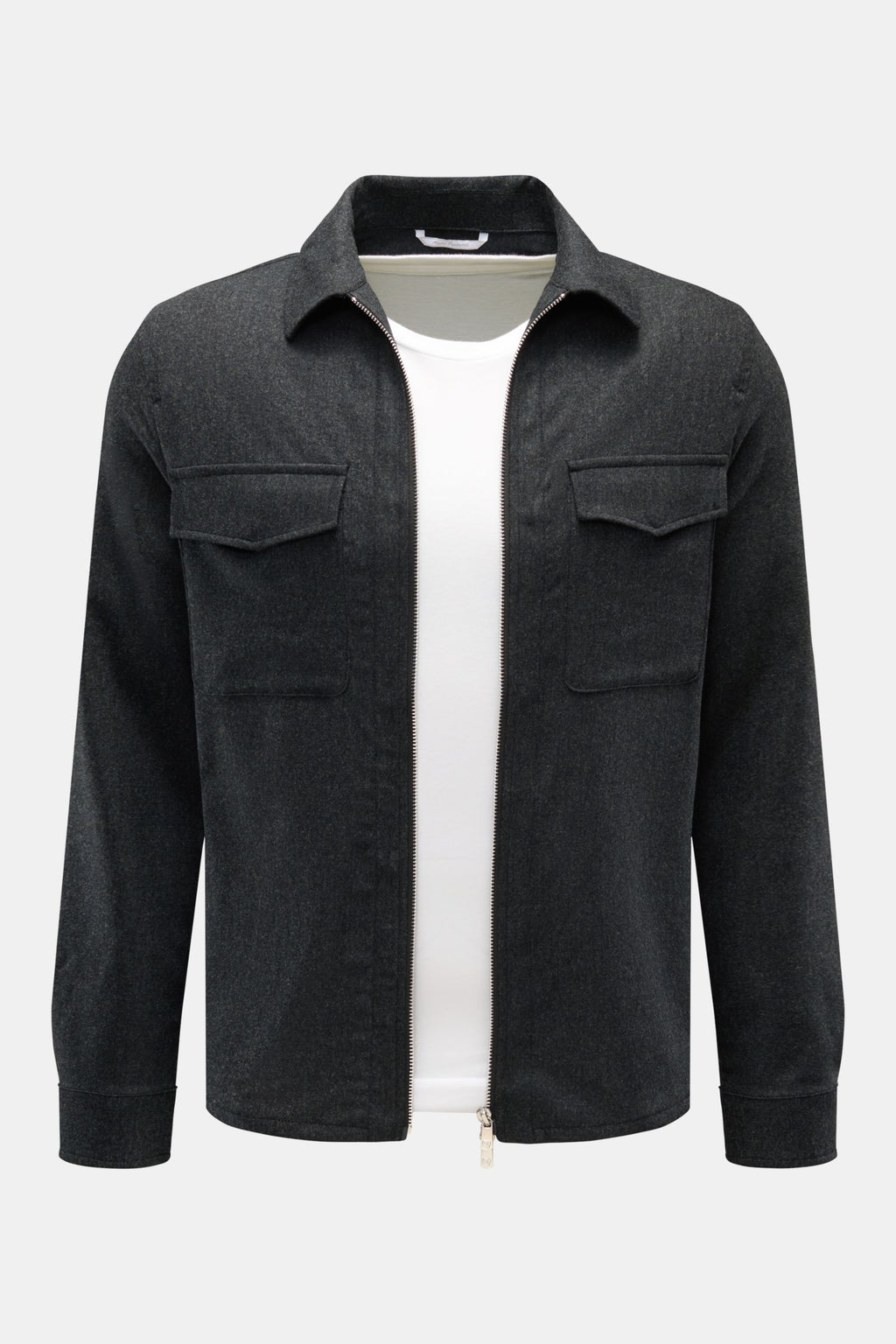 Marco Pescarolo Overshirt 'Urus' - anthracite mottled