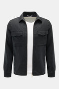 Marco Pescarolo Overshirt 'Urus' - anthracite mottled