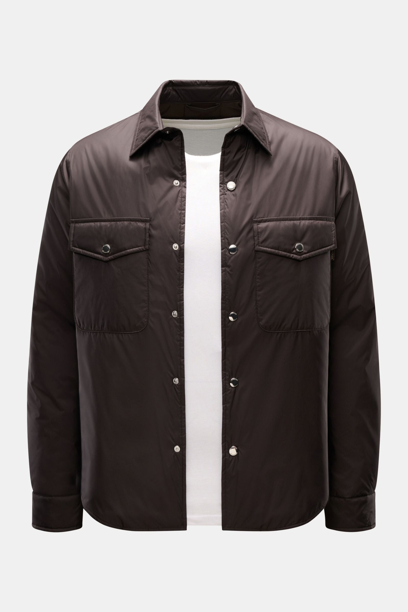 Windsor Overshirt 'Paride' - Dark brown