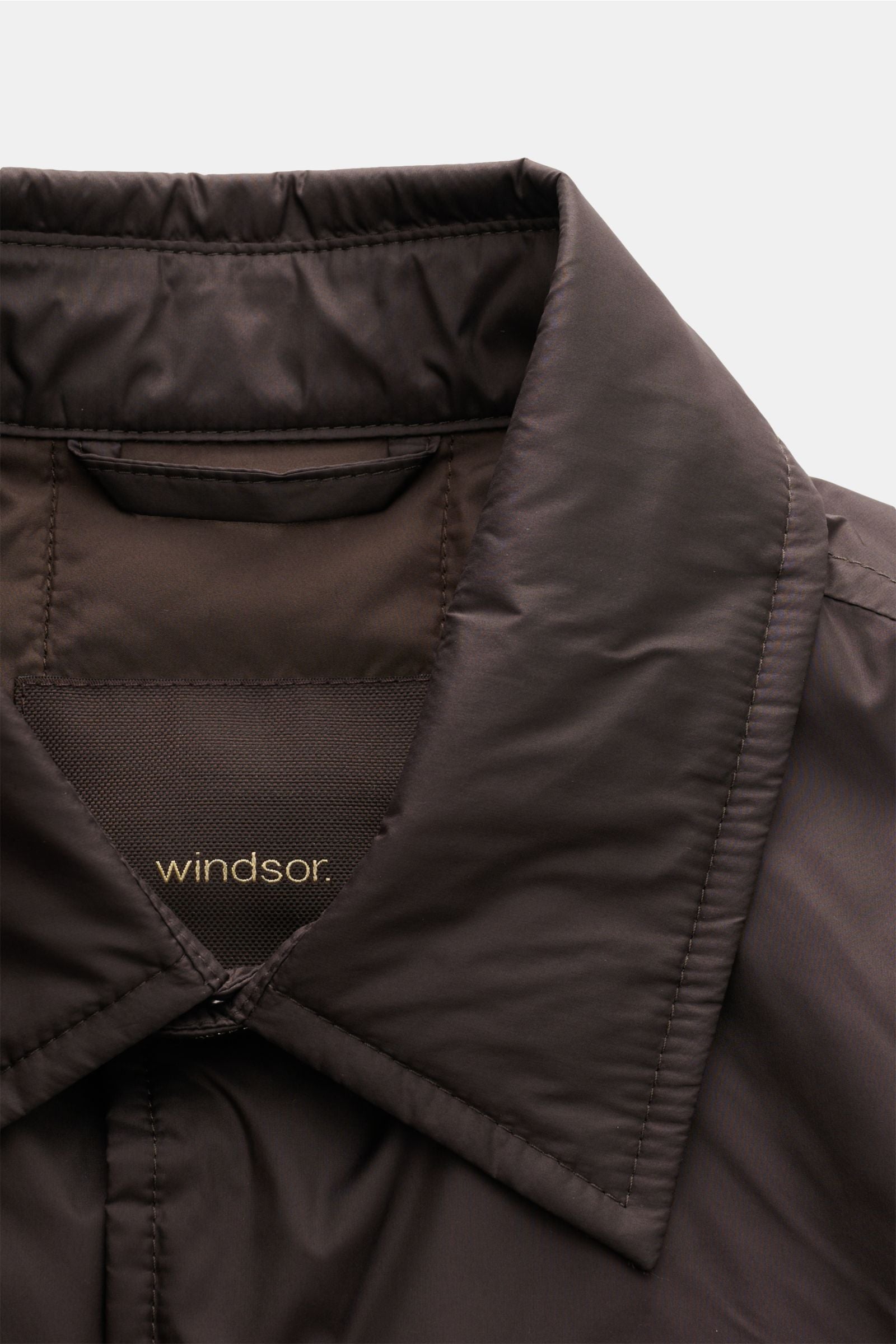 Windsor Overshirt 'Paride' - Dark brown