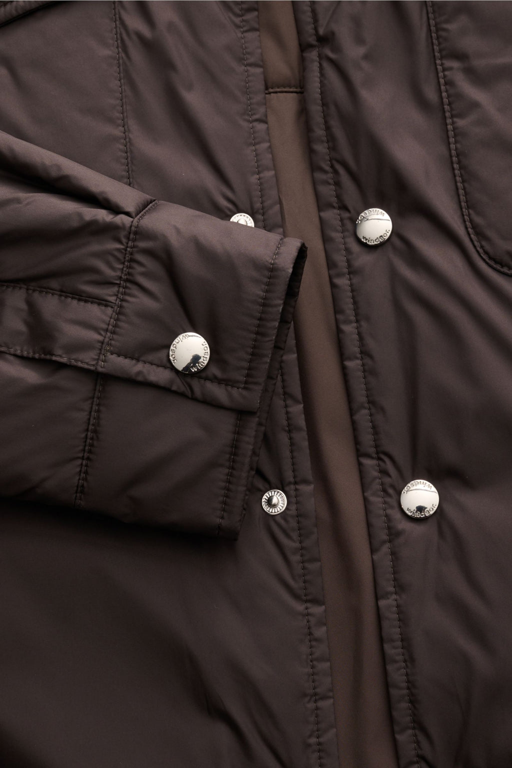 Windsor Overshirt 'Paride' - Dark brown