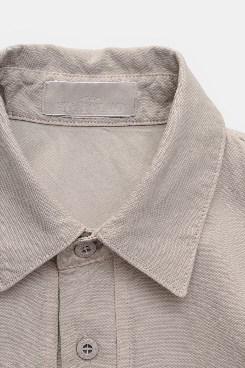 Stone Island Overshirt 'Ghost' - Light grey