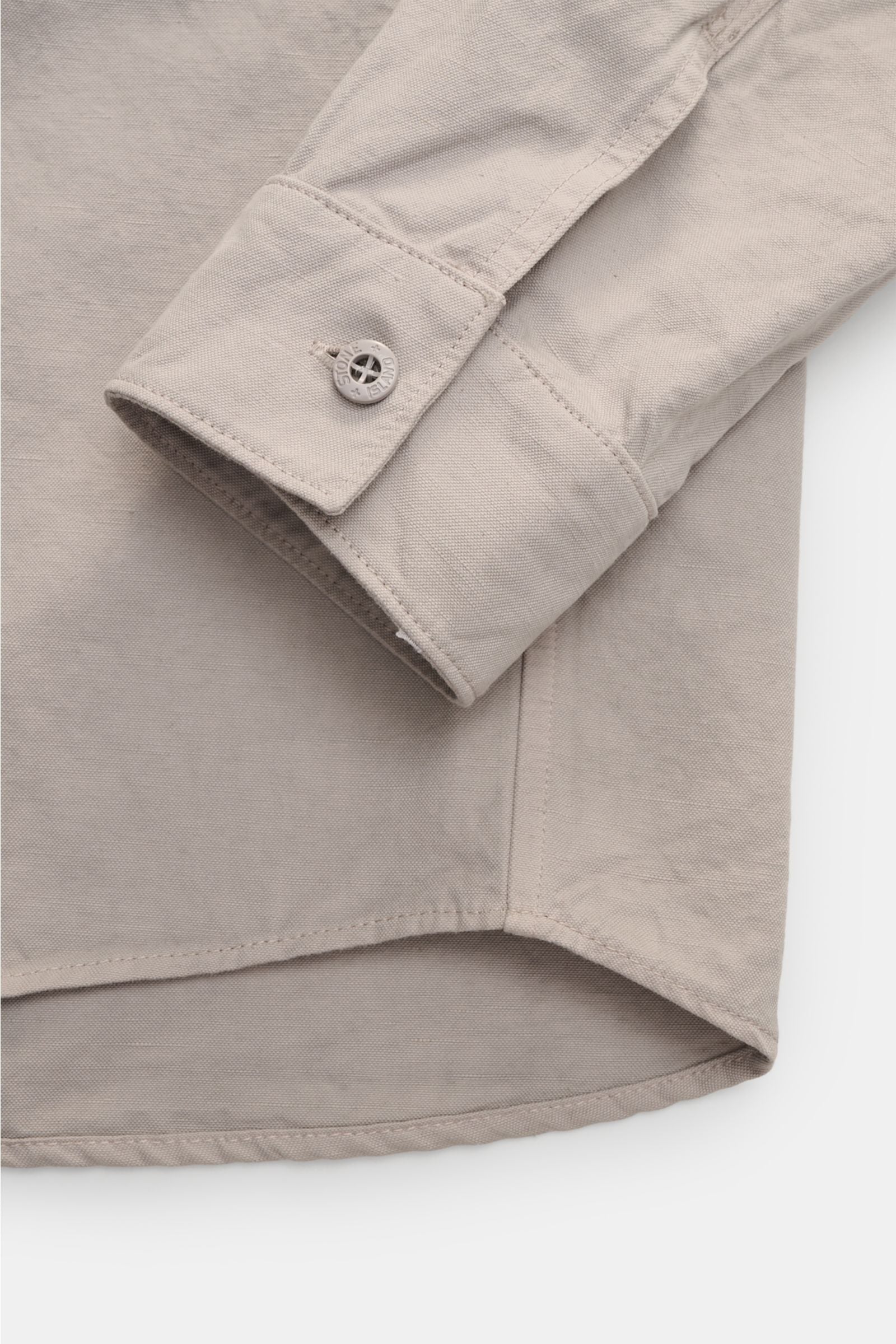 Stone Island Overshirt 'Ghost' - Light grey