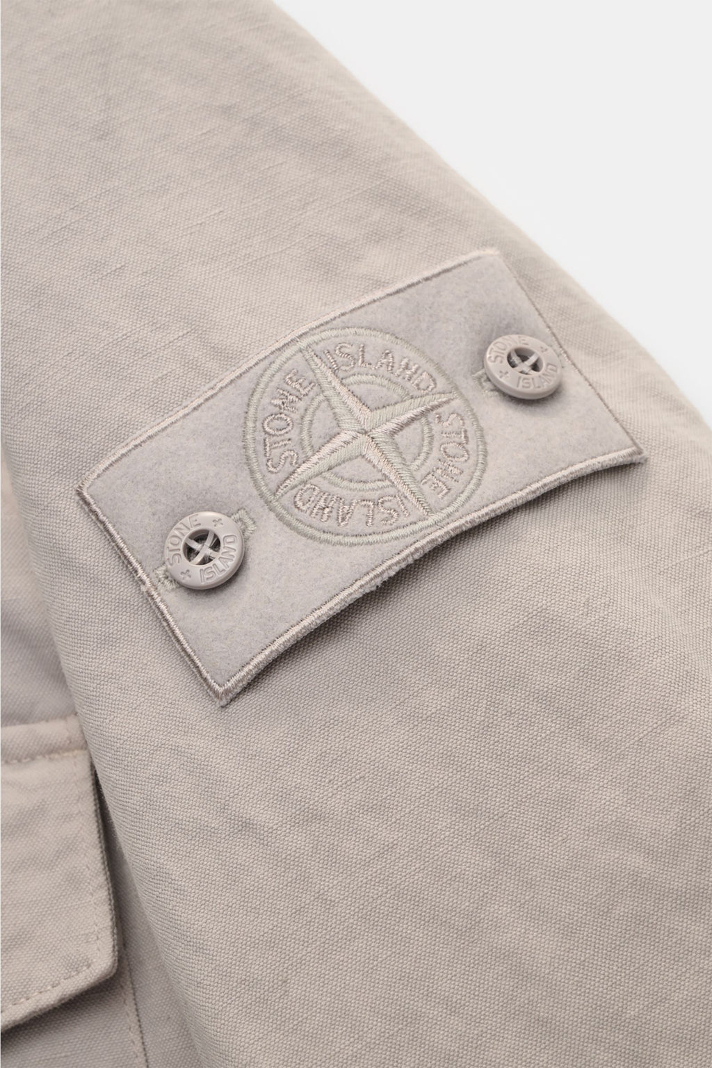 Stone Island Overshirt 'Ghost' - Light grey