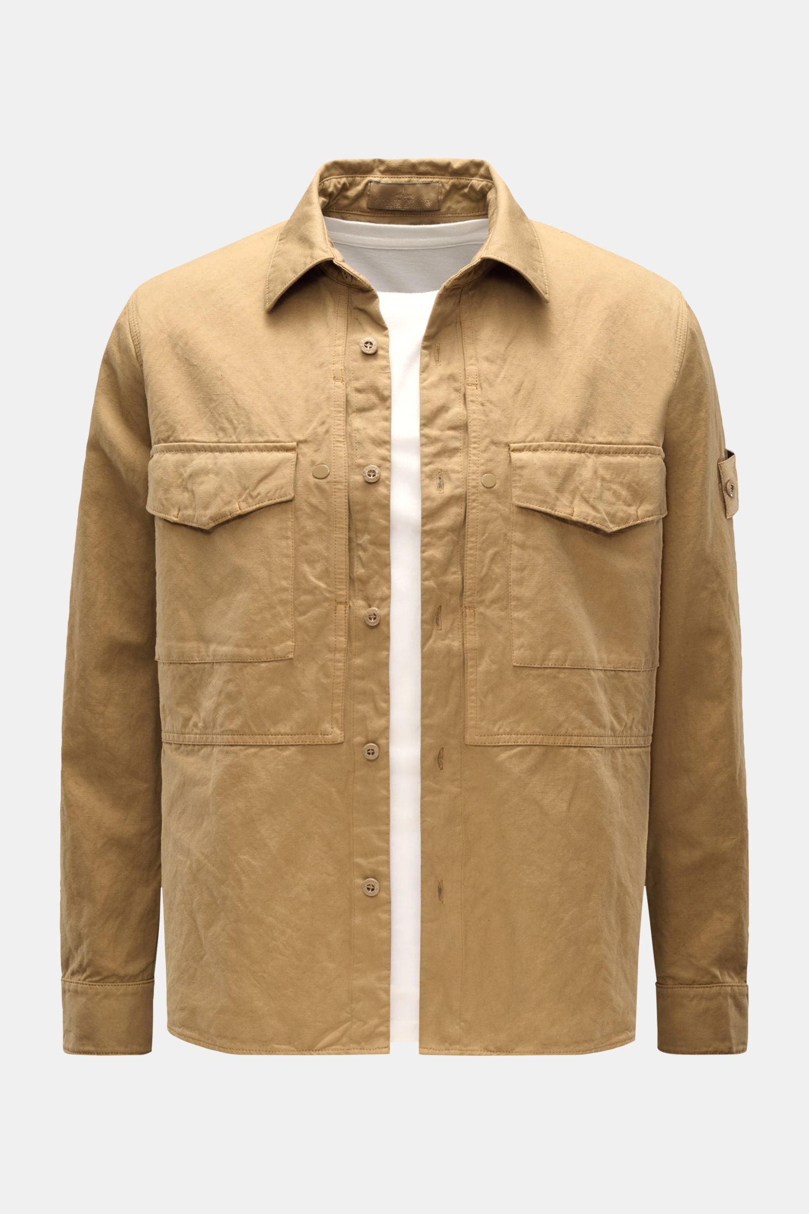 Stone Island Overshirt 'Ghost' - Khaki