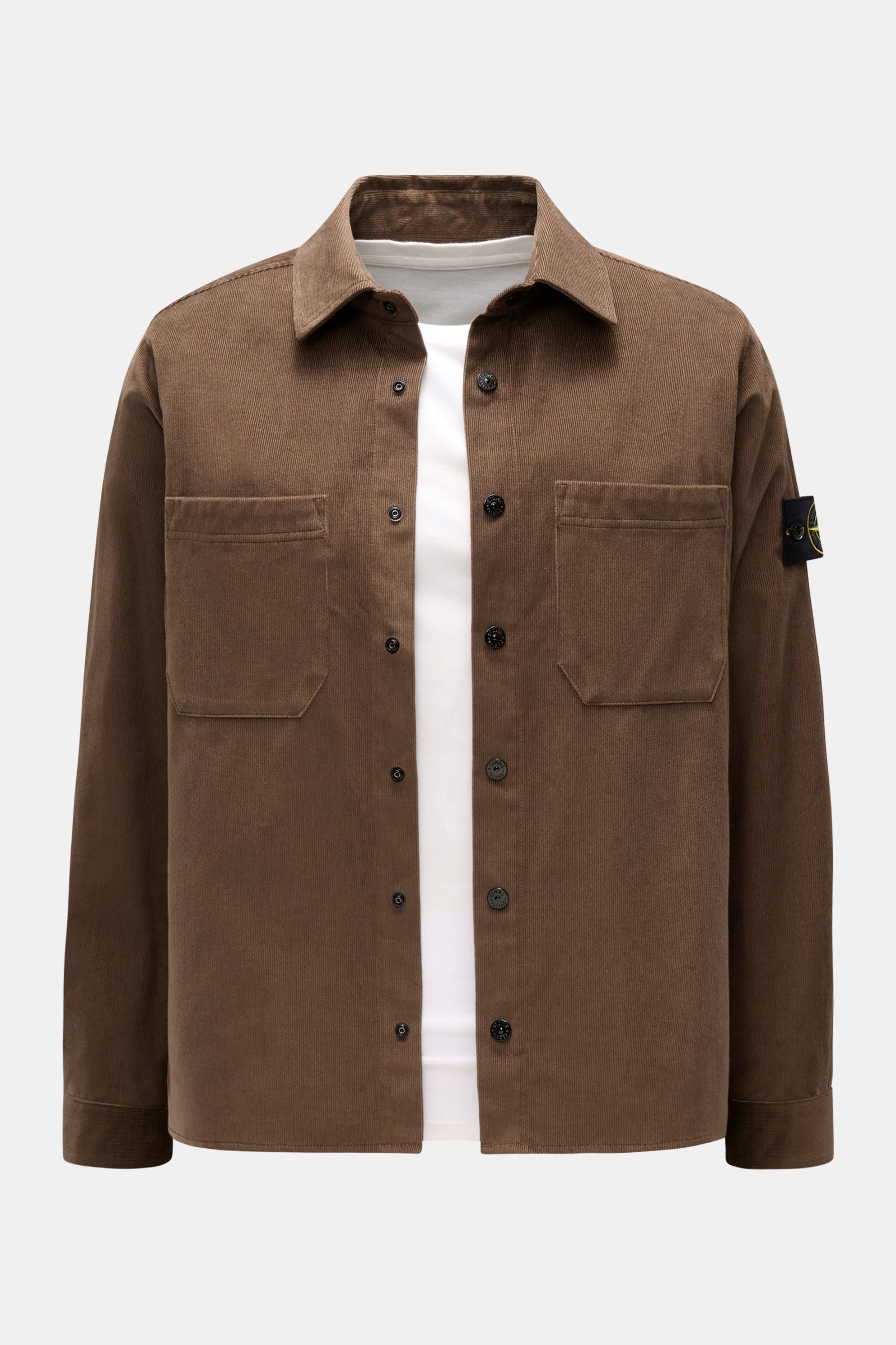 Stone Island Corduroy overshirt - Brown