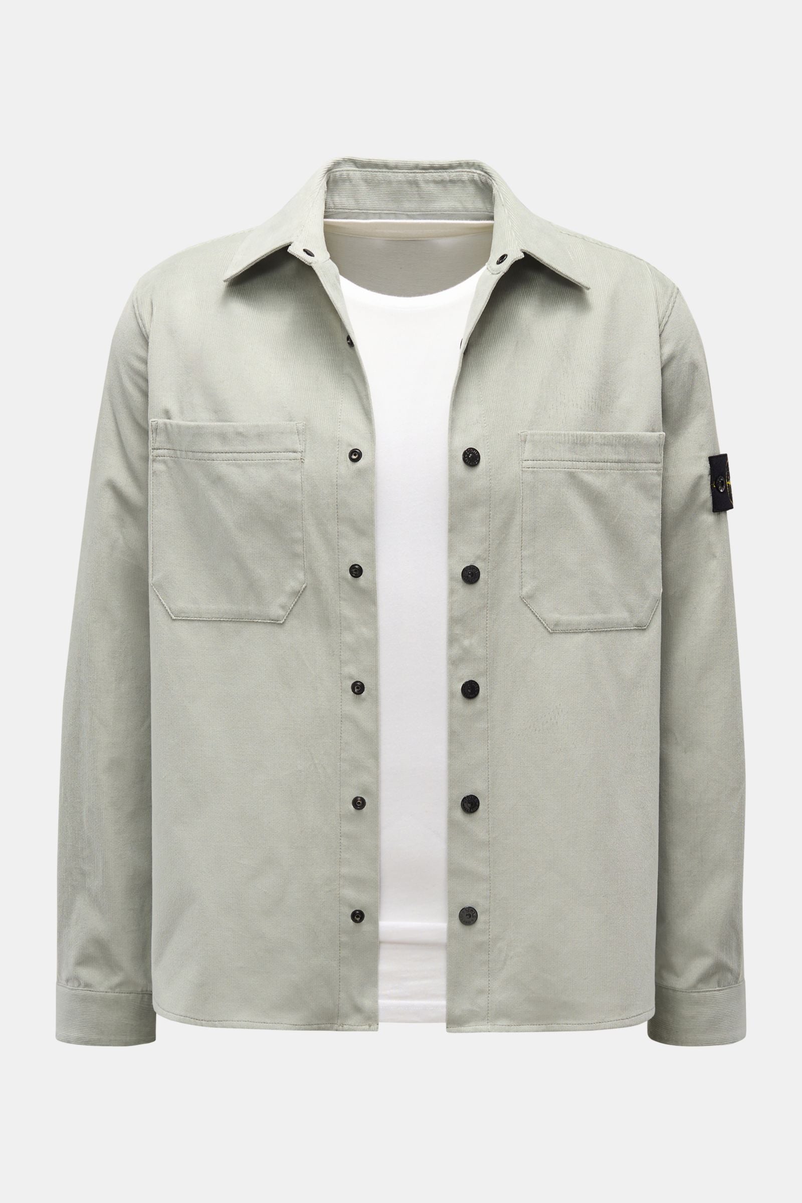 Stone Island Corduroy overshirt - sage