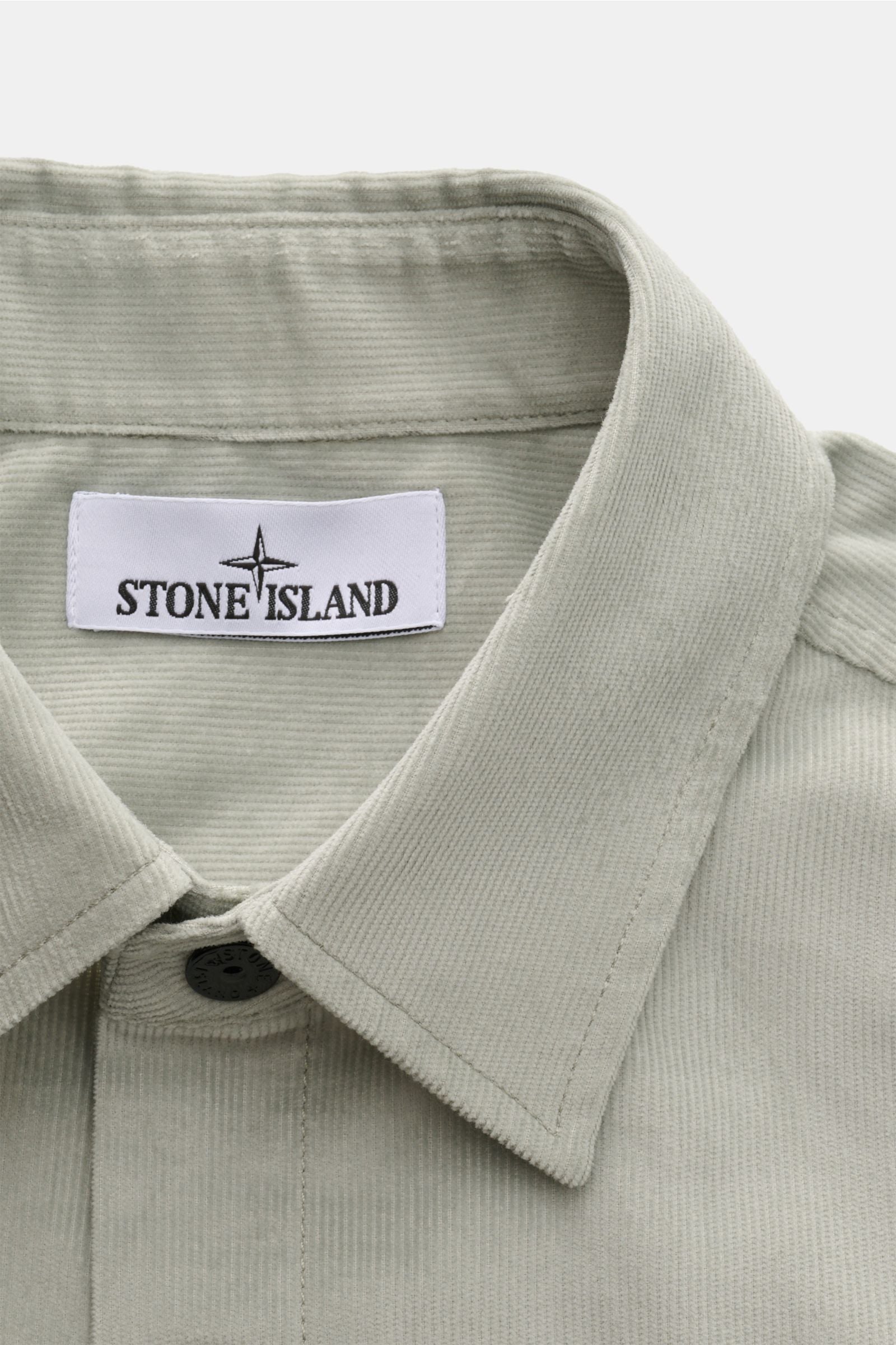 Stone Island Corduroy overshirt - sage