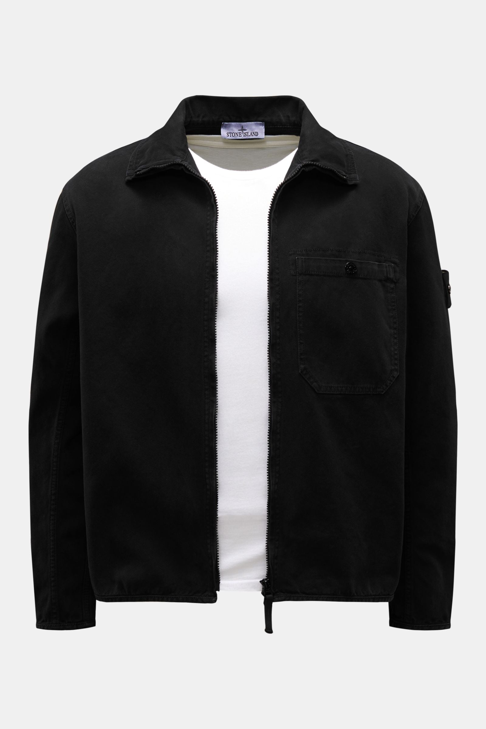 Stone Island Overshirt 'Panama' - Black