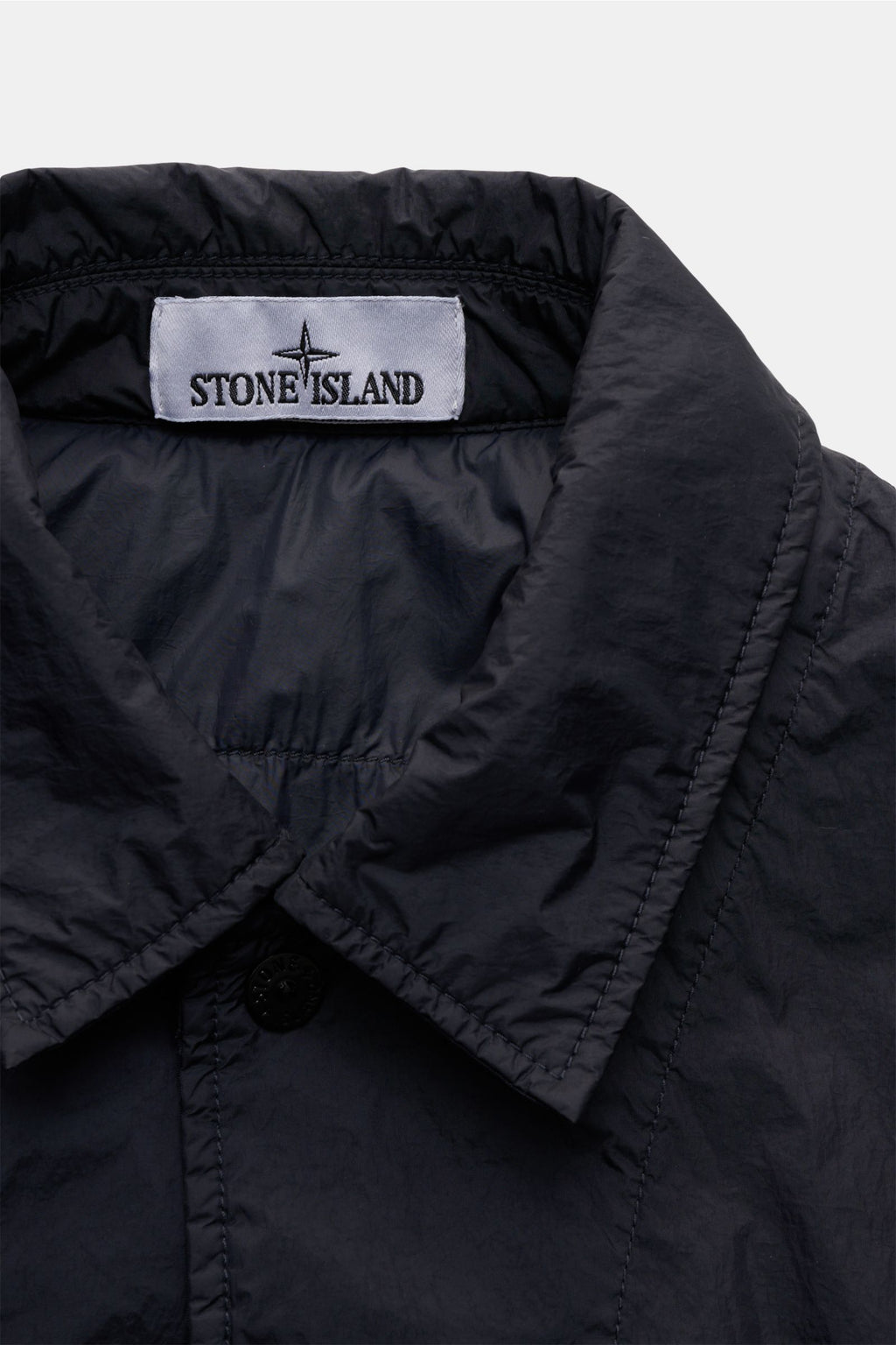 Stone Island Overshirt 'Crinkle Reps' - Navy